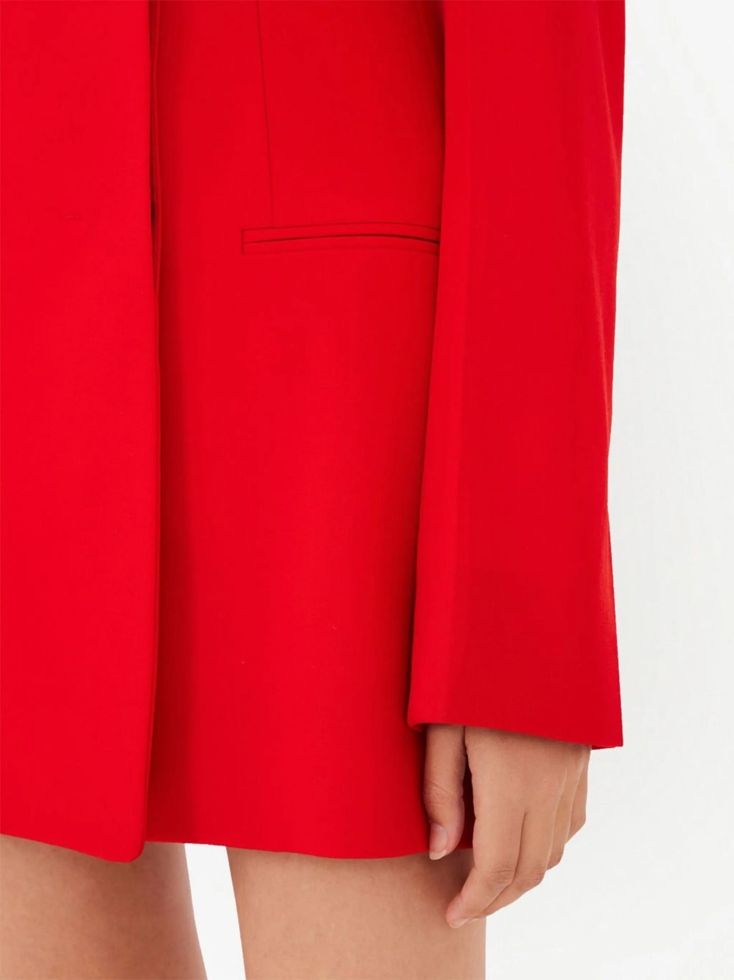 off-centre single-breasted blazer