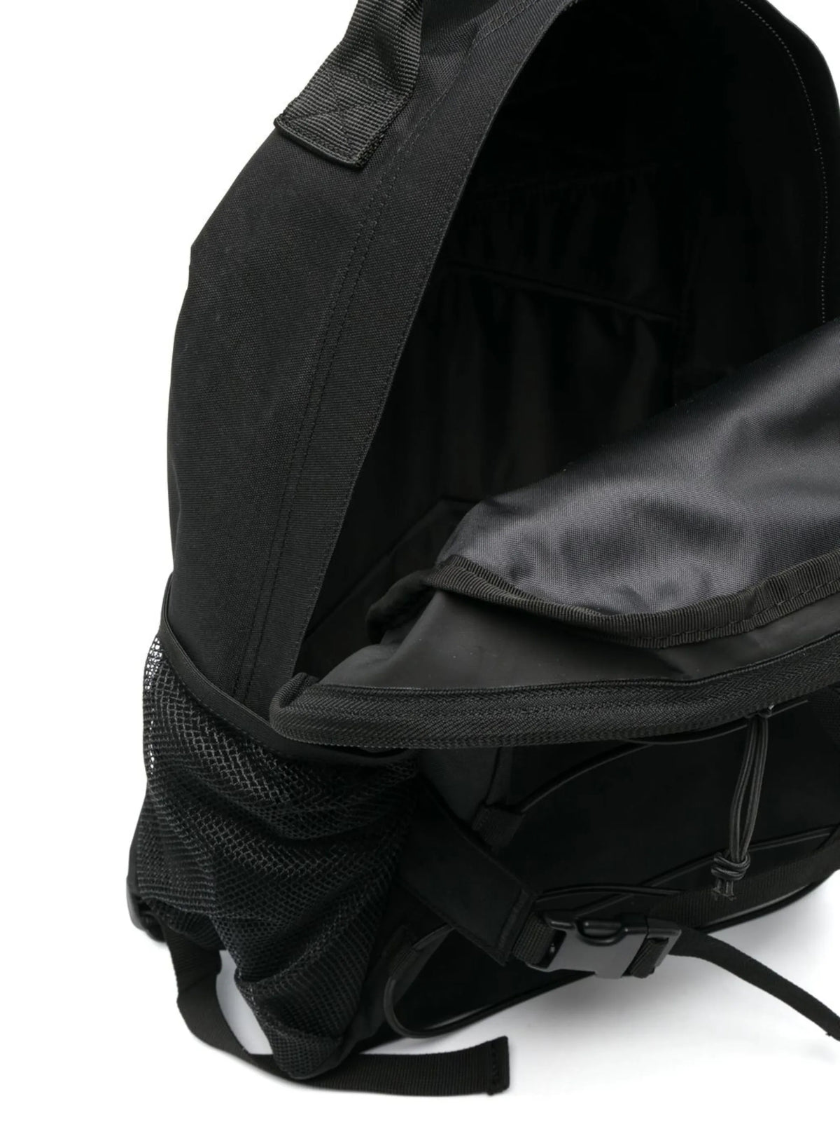 buckle-fastening canvas backpack