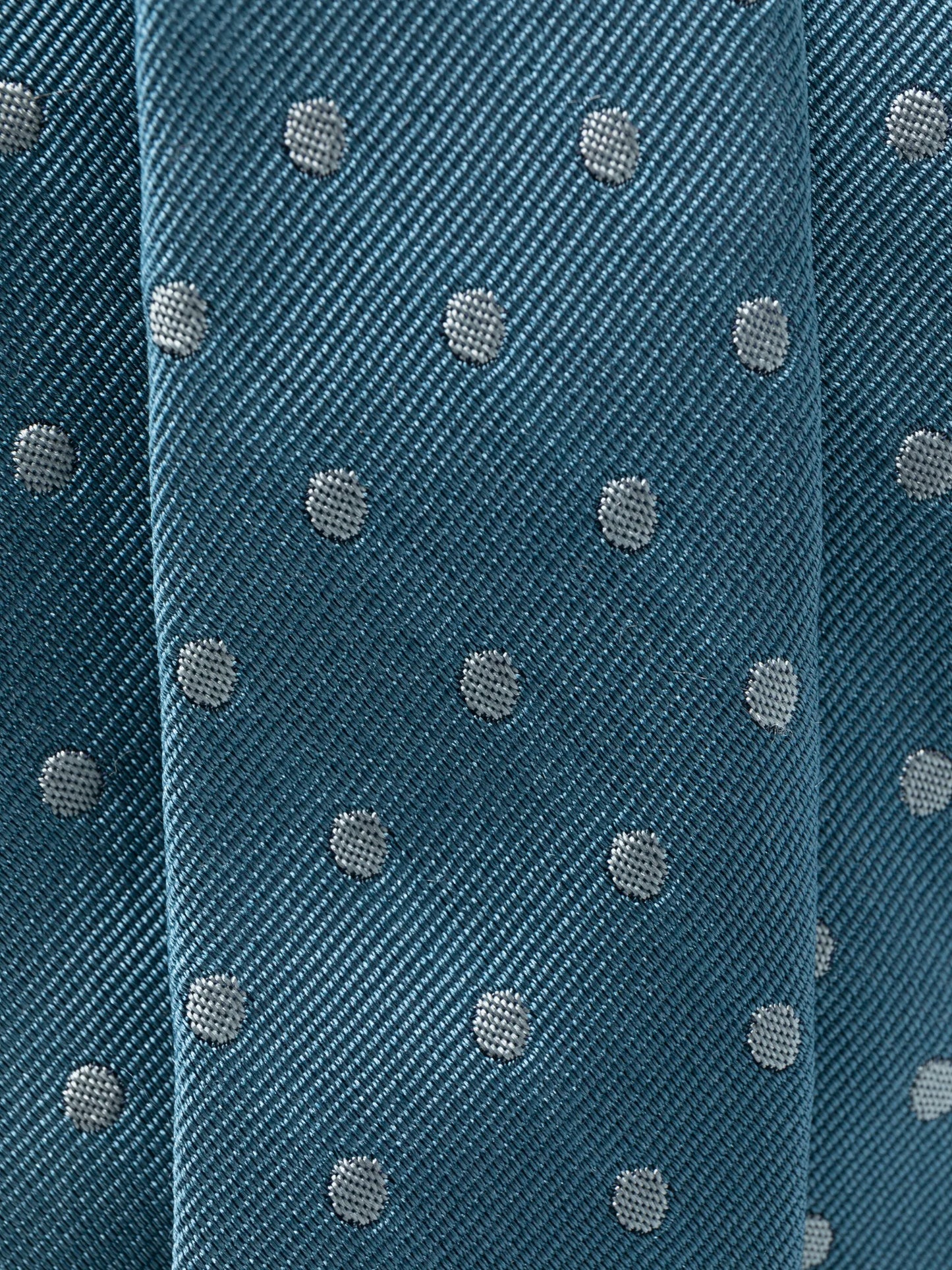 polka dot-print silk tie