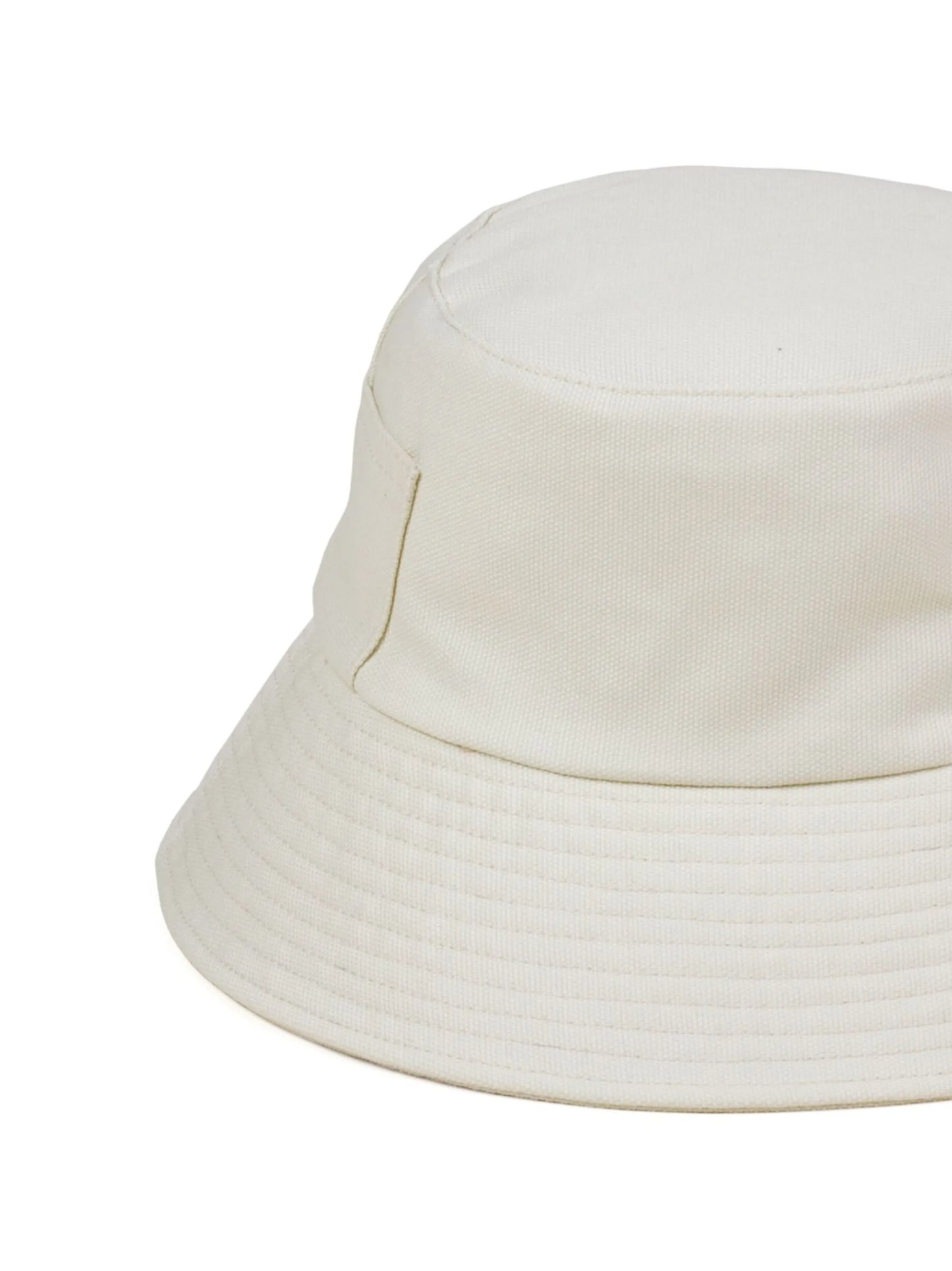 wide-brim bucket hat