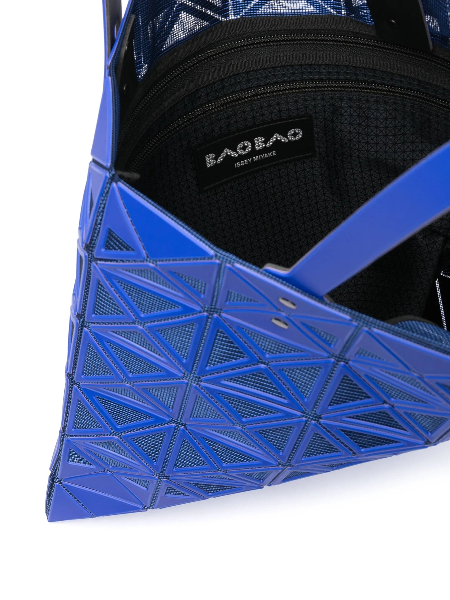 Frame geometric-panel tote bag