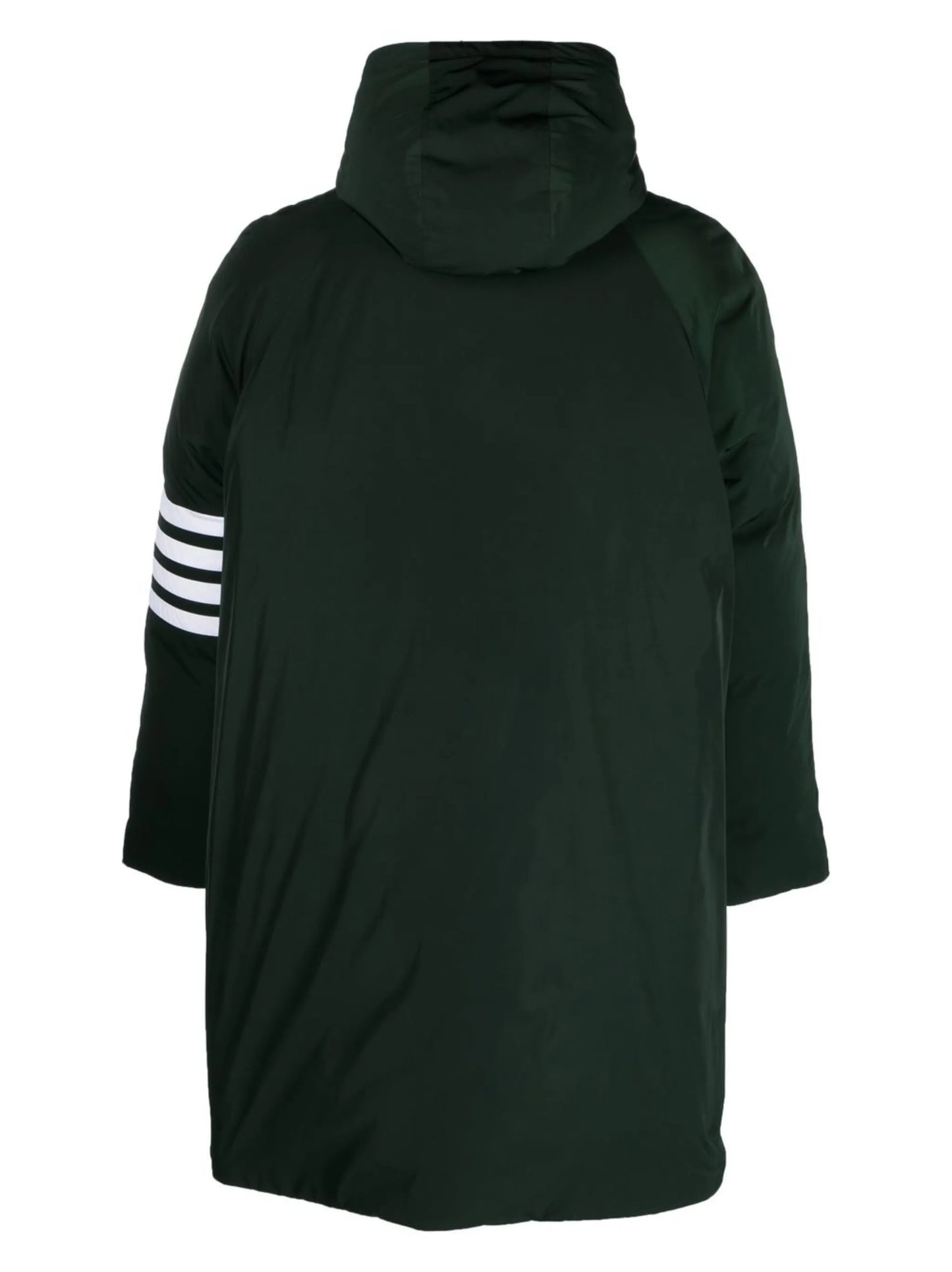 raglan-sleeve parka coat