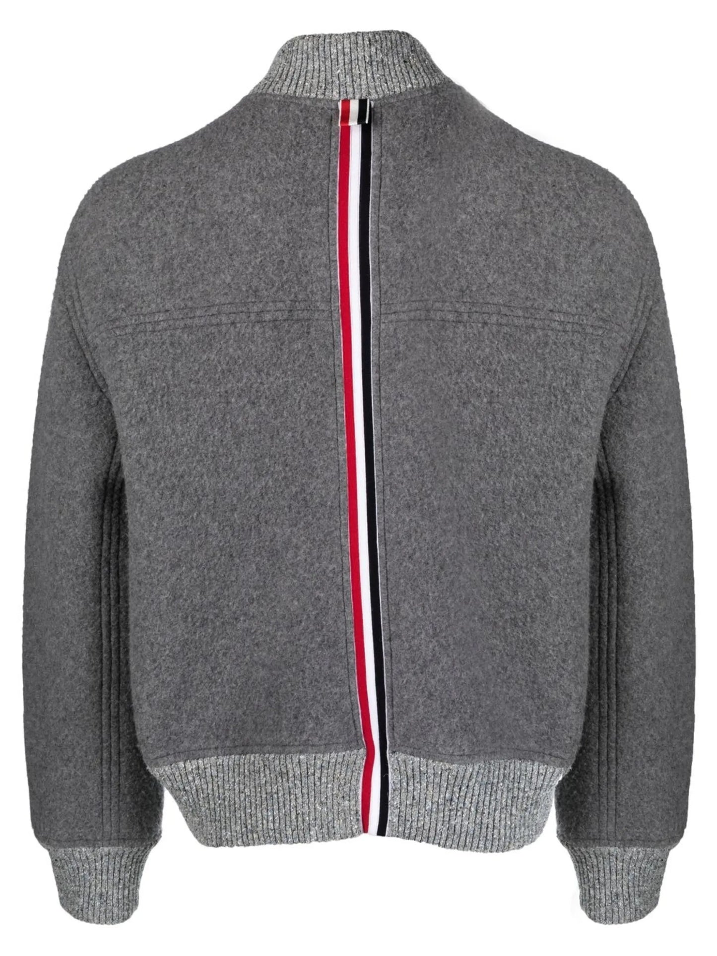 fleece-wool bomber jacket