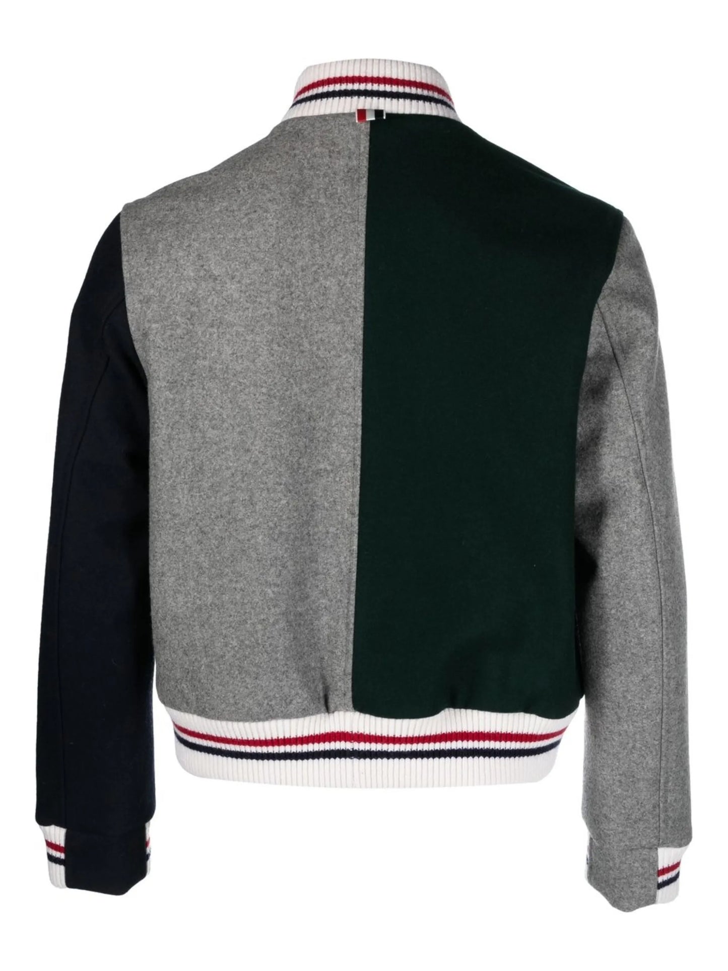colour-block bomber jacket