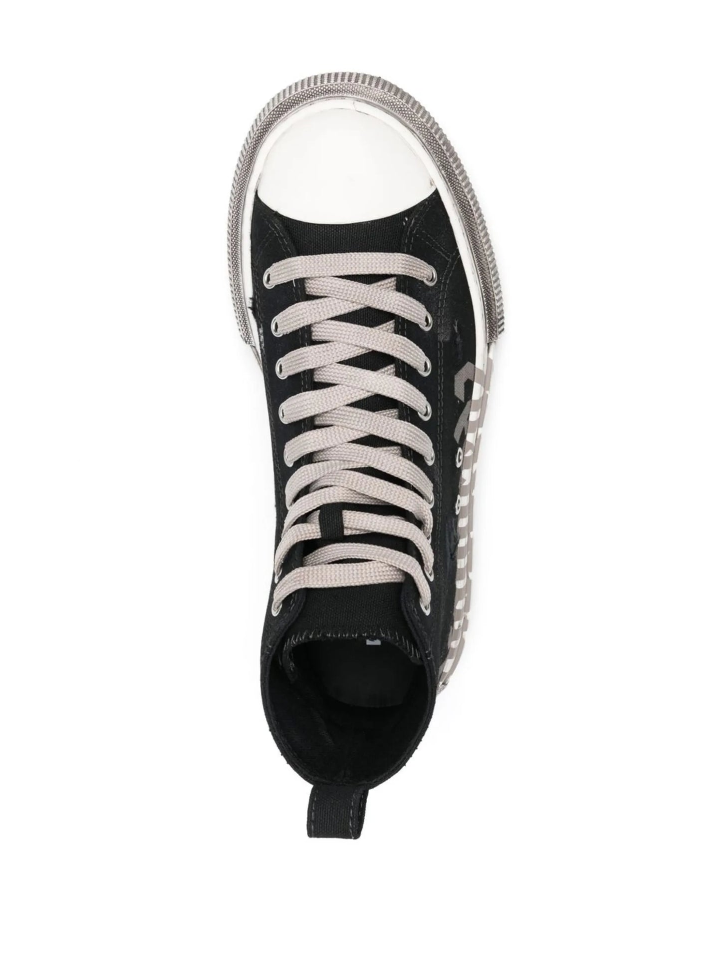 high-top flatform sneakers