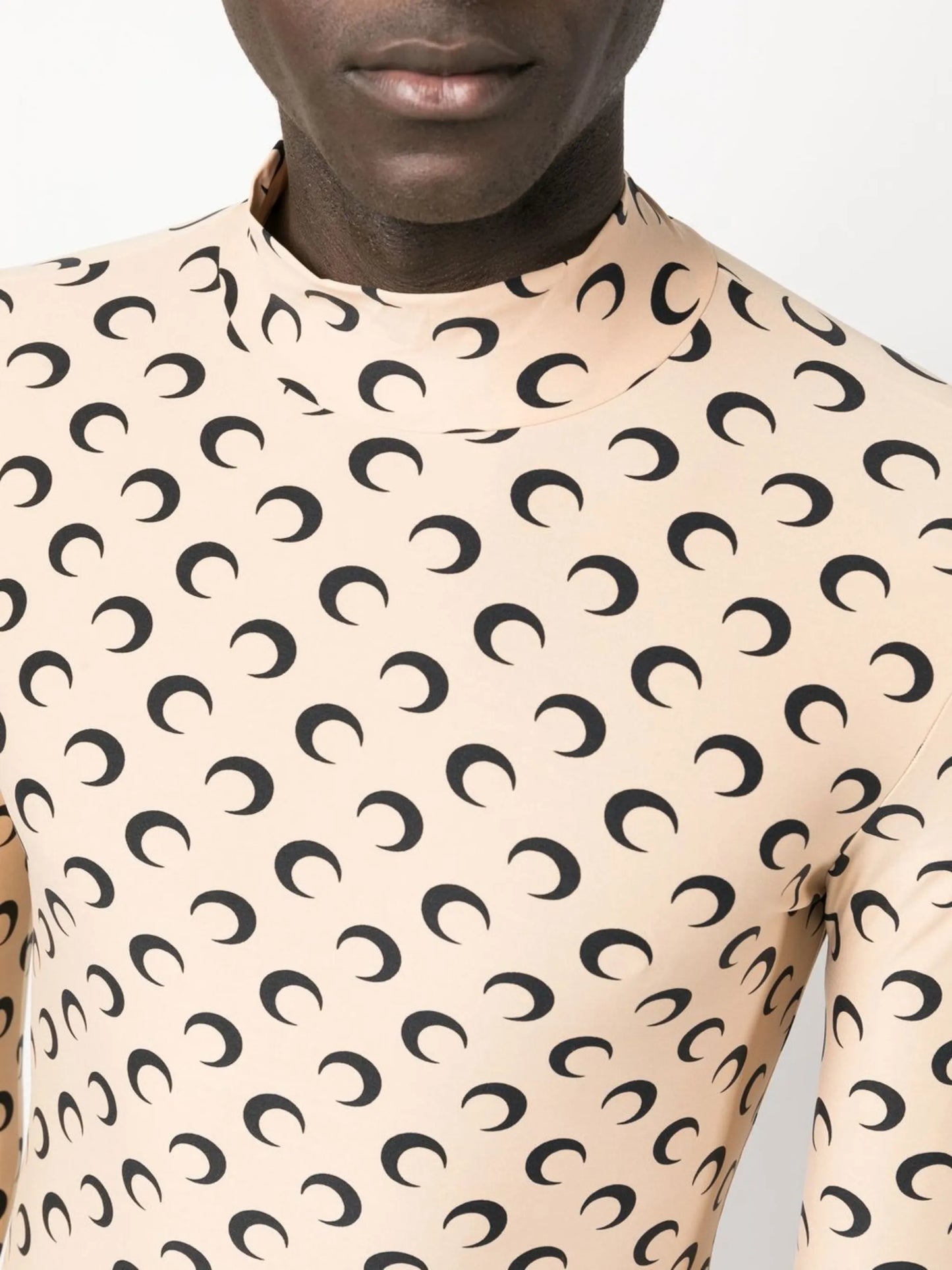 Crescent Moon-print top