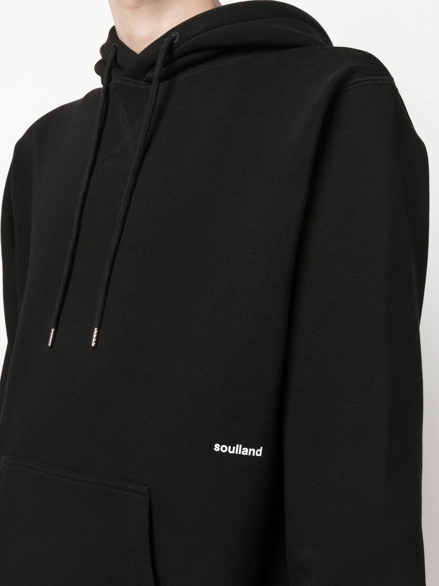 logo-print hoodie