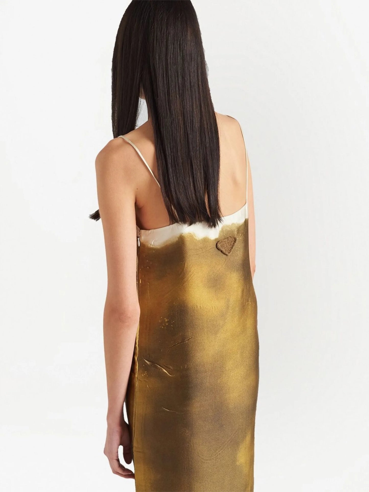 silk shift maxi dress