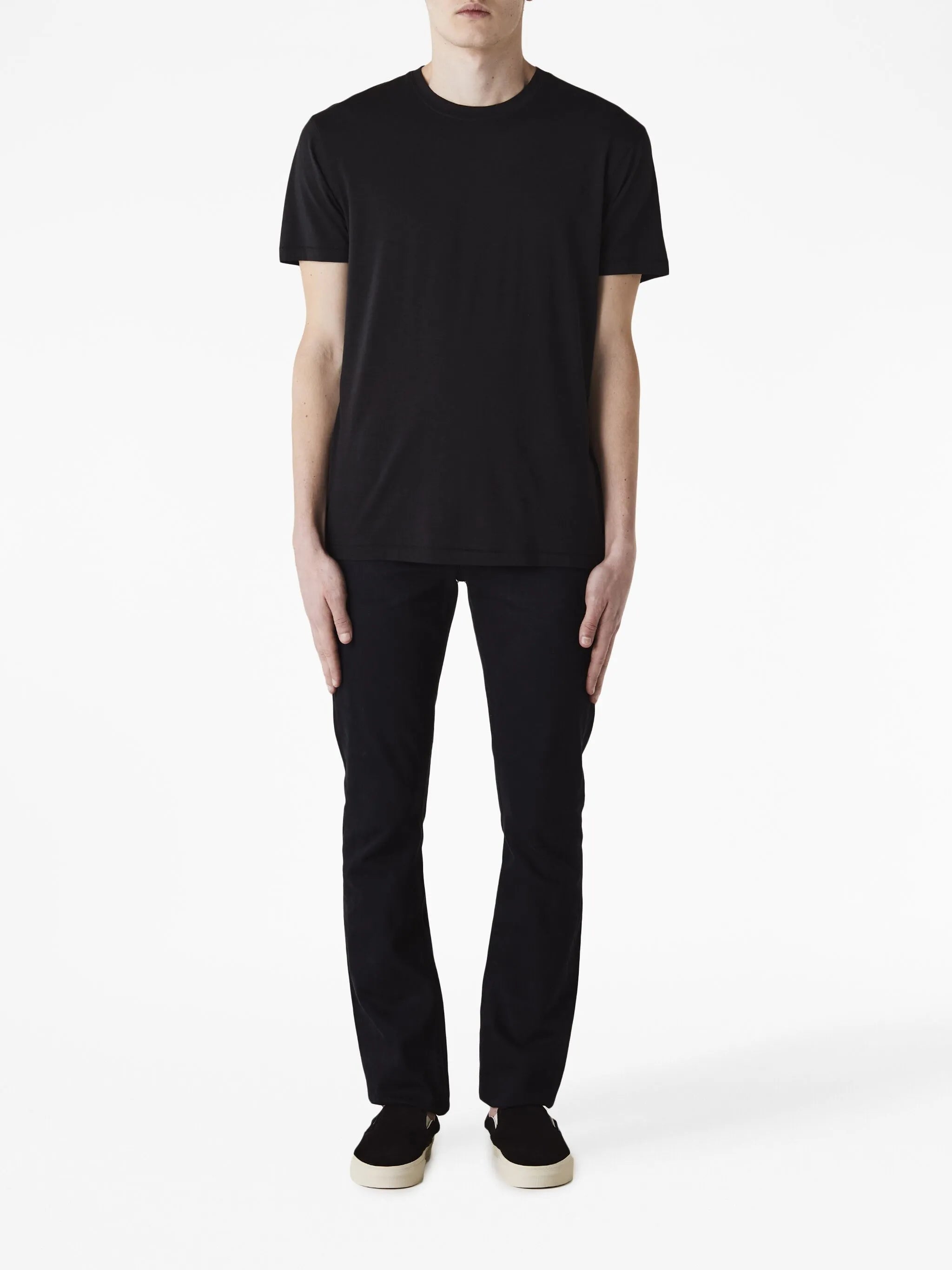 crew-neck short-sleeve T-shirt