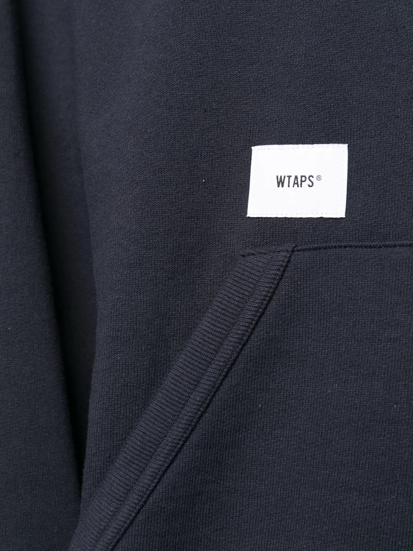 logo-print cotton drawstring hoodie