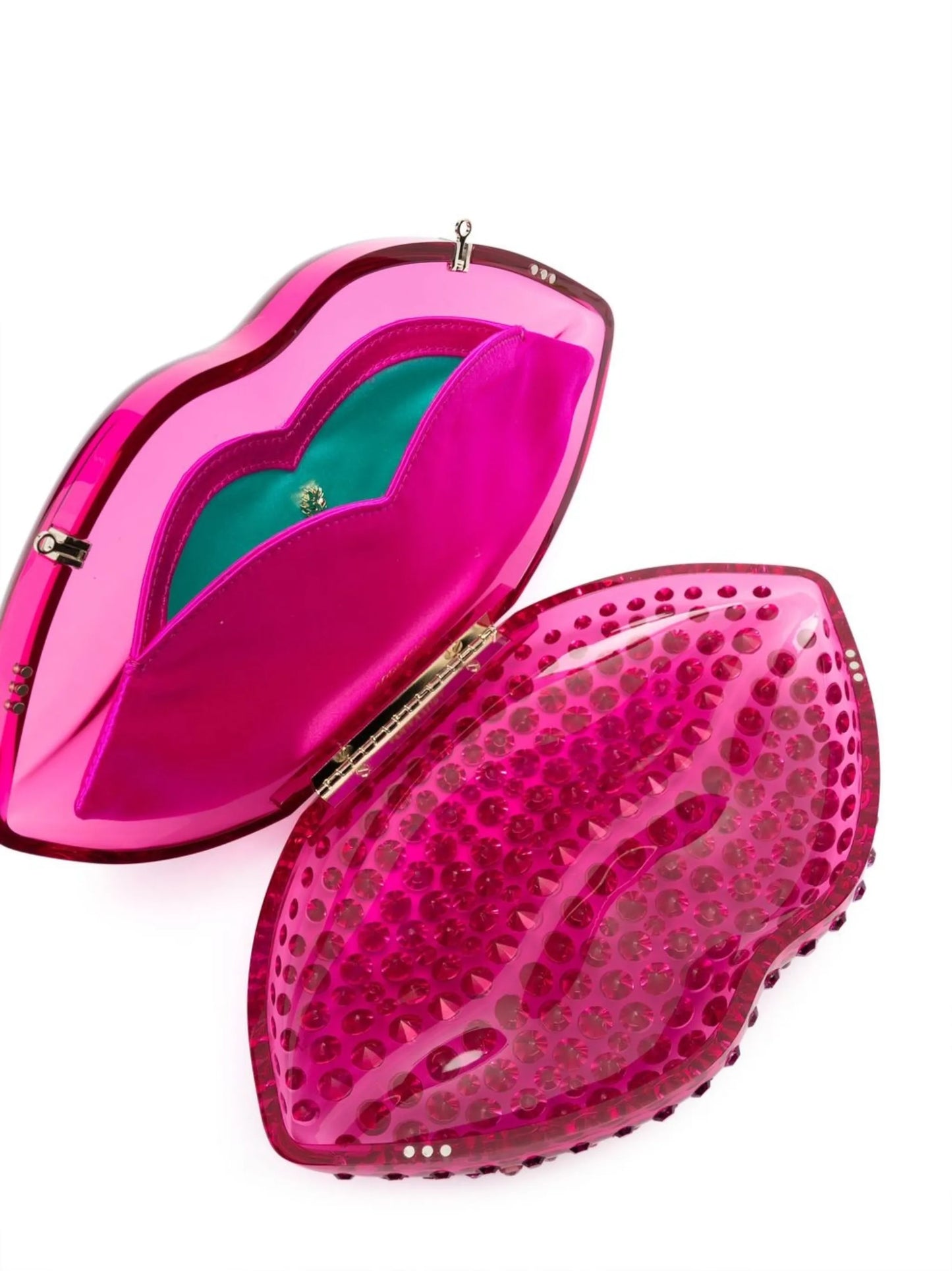 lip shape clutch bag