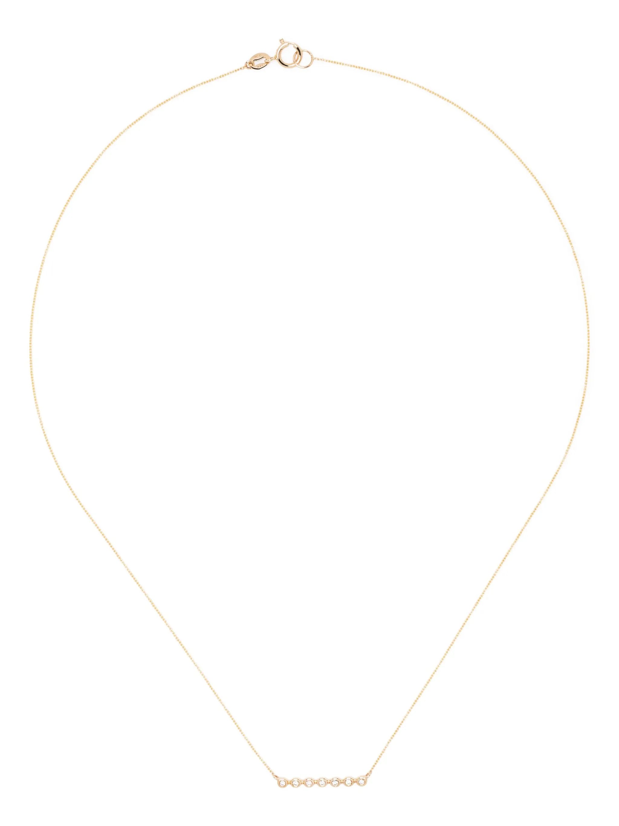 14kt yellow gold Lulu Jack diamond necklace