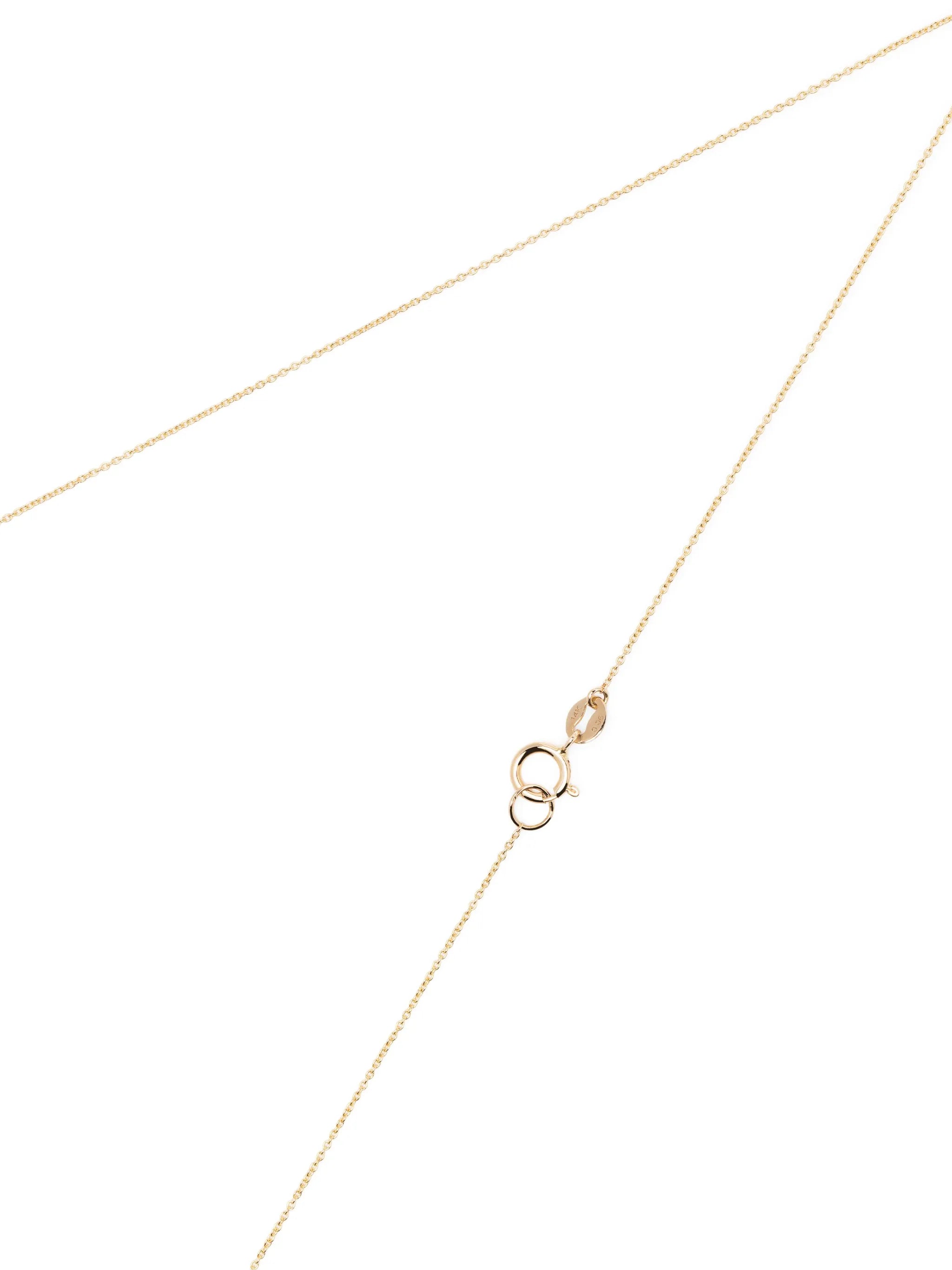 14kt yellow gold Lulu Jack diamond necklace