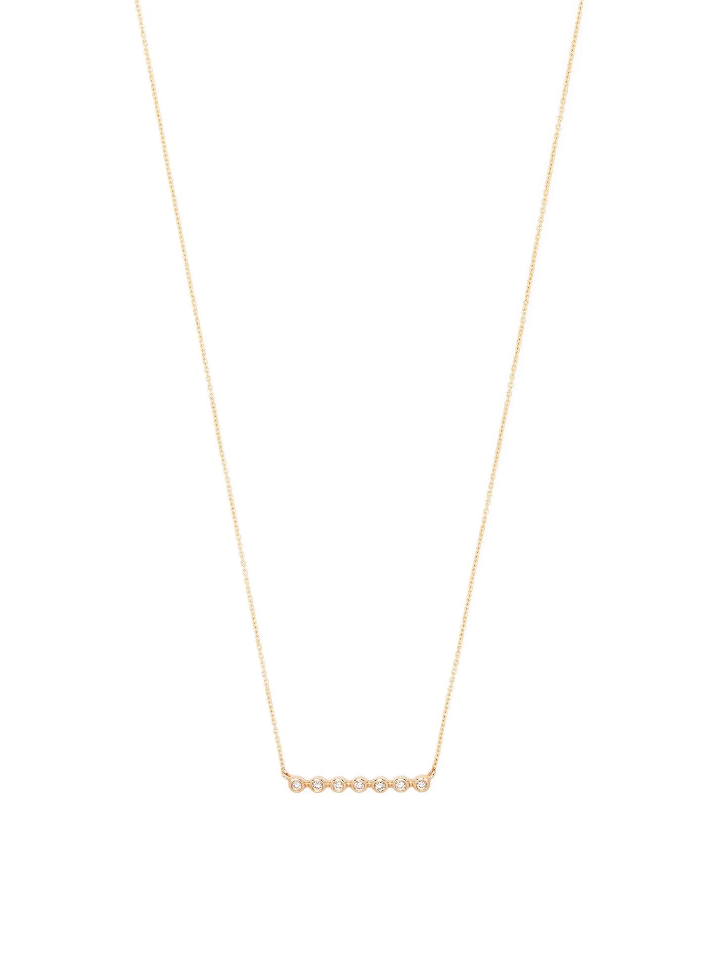 14kt yellow gold Lulu Jack diamond necklace