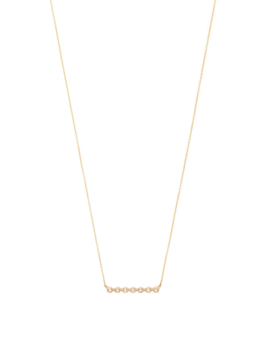14kt yellow gold Lulu Jack diamond necklace