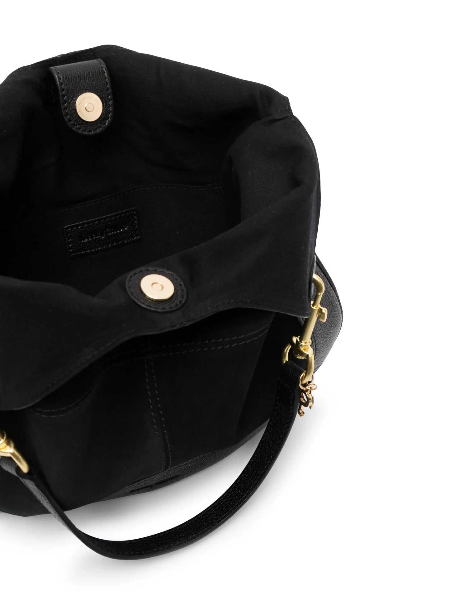 Hana suede shoulder bag