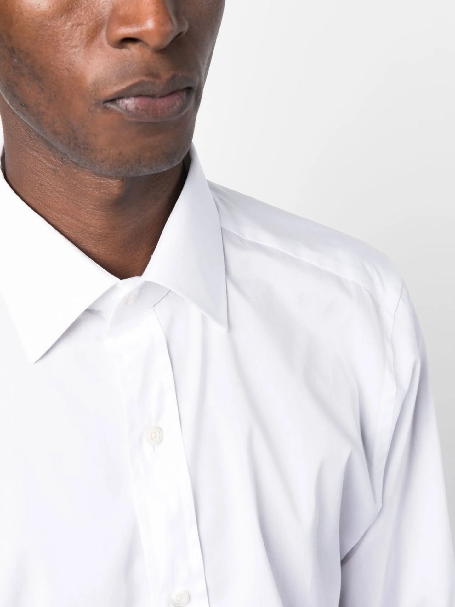 long-sleeved cotton shirt