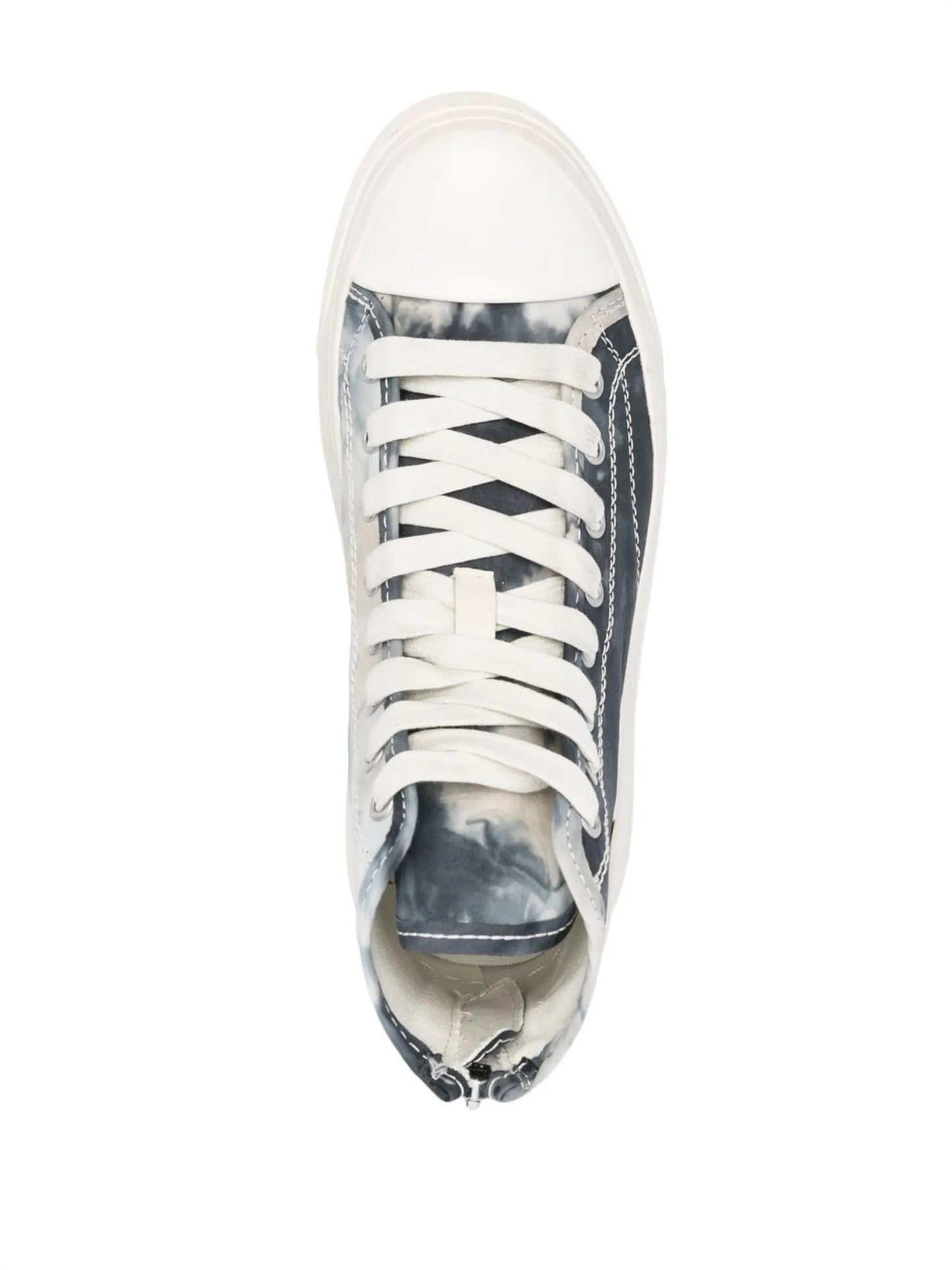 high-top chunky sneakers