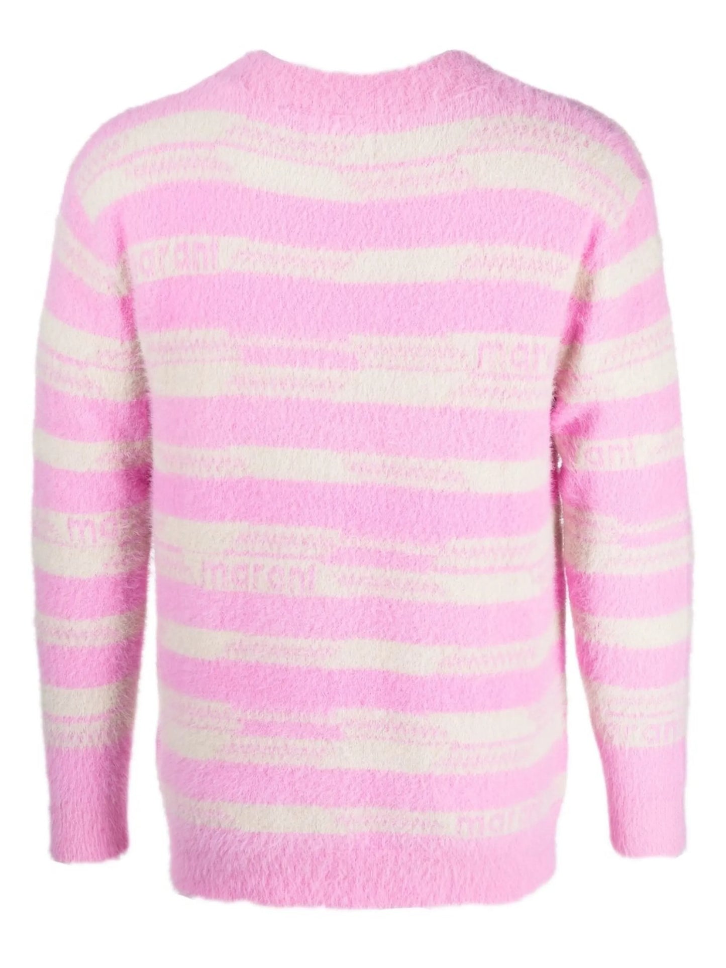 Orson logo-print striped jumper