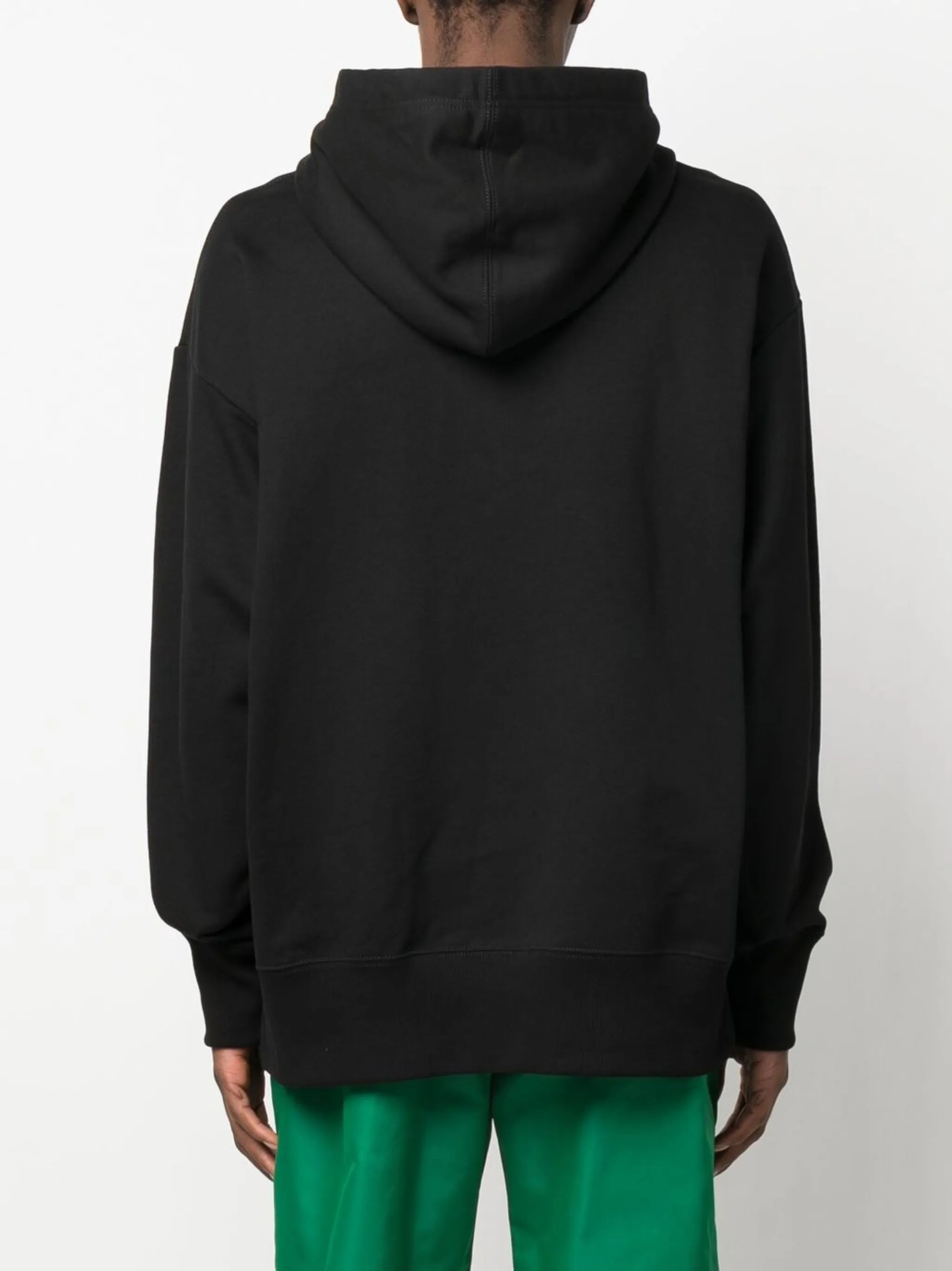 logo-detail drawstring hoodie