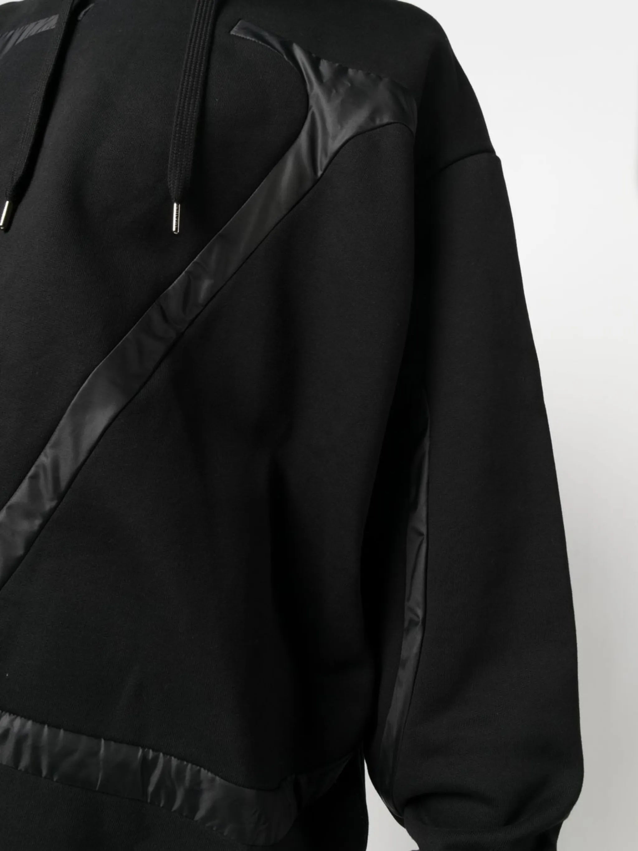 logo-detail drawstring hoodie
