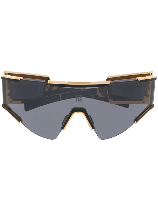 mask-effect frame sunglasses