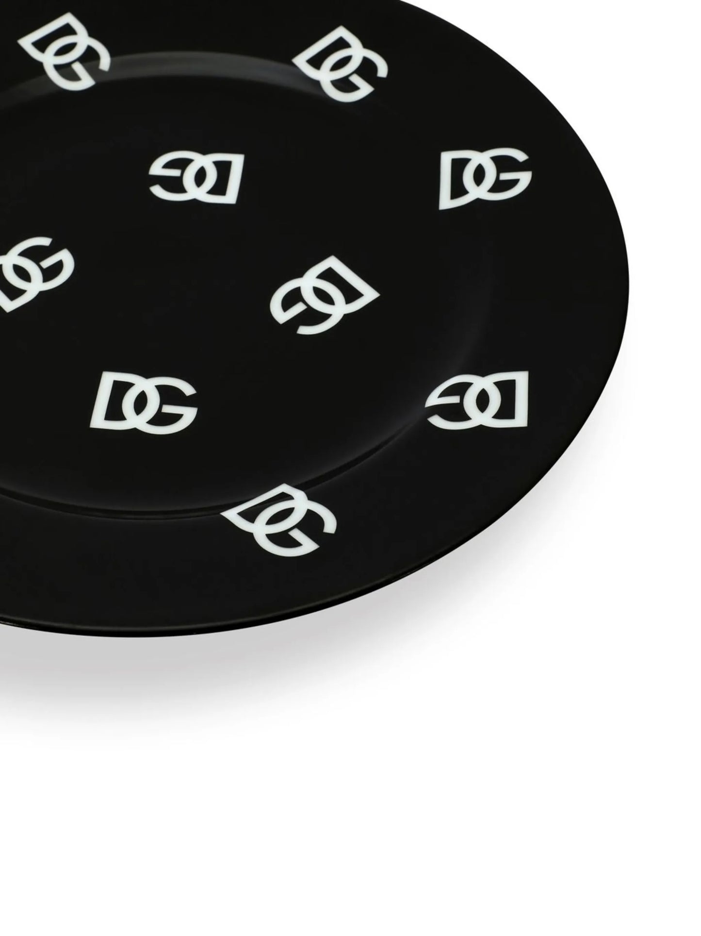 logo-print dinner plate (set of two)