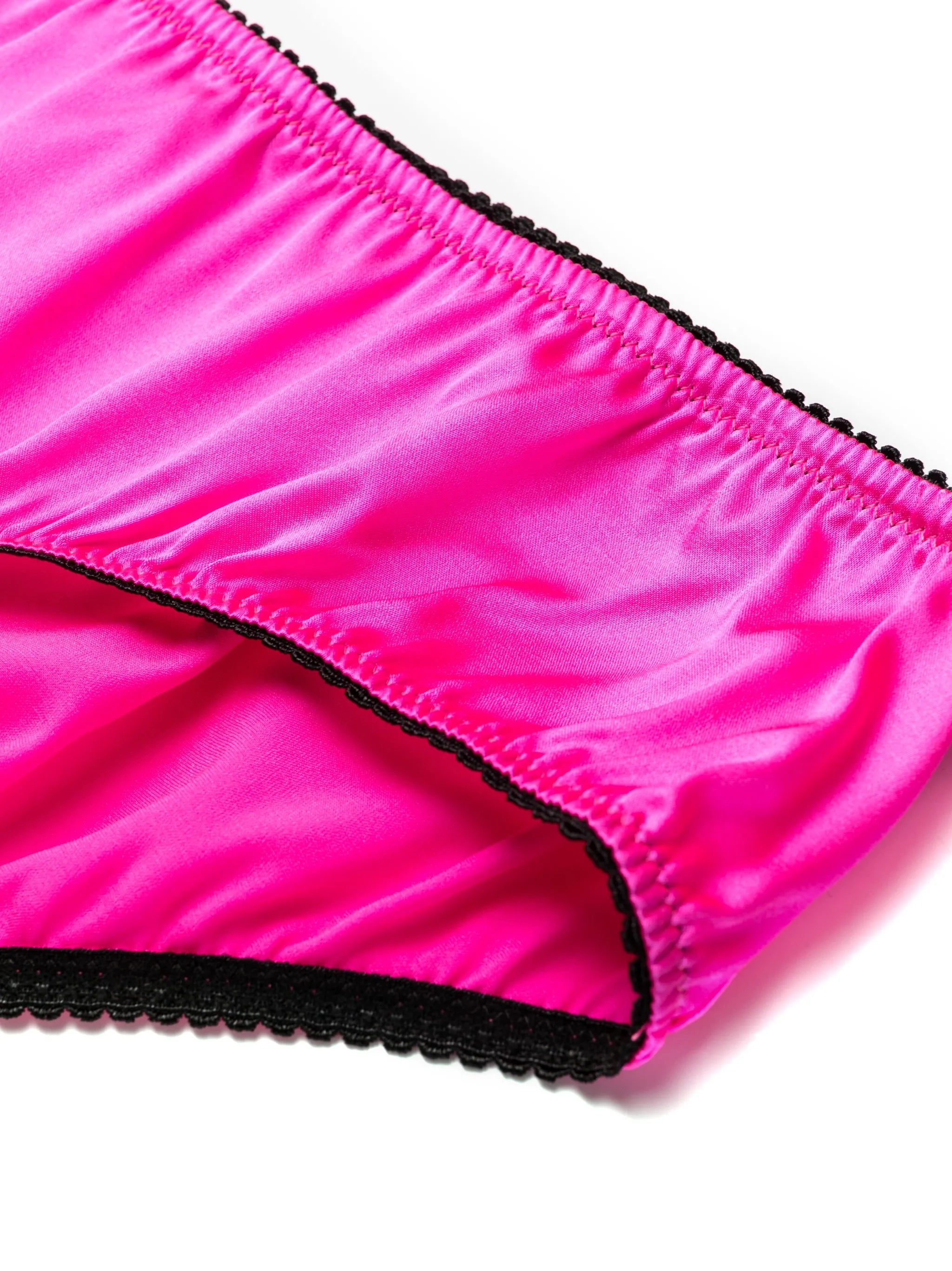 mid-rise satin briefs