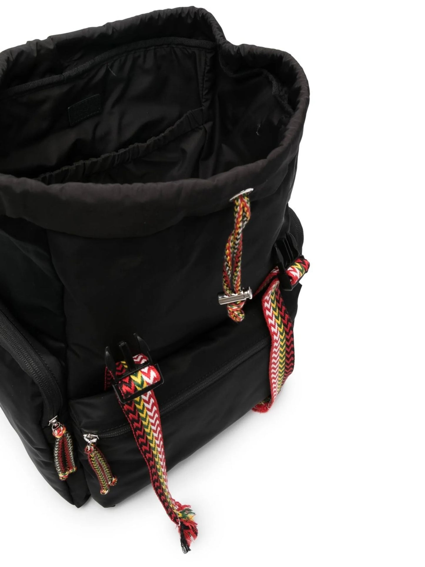 Curb logo-patch backpack