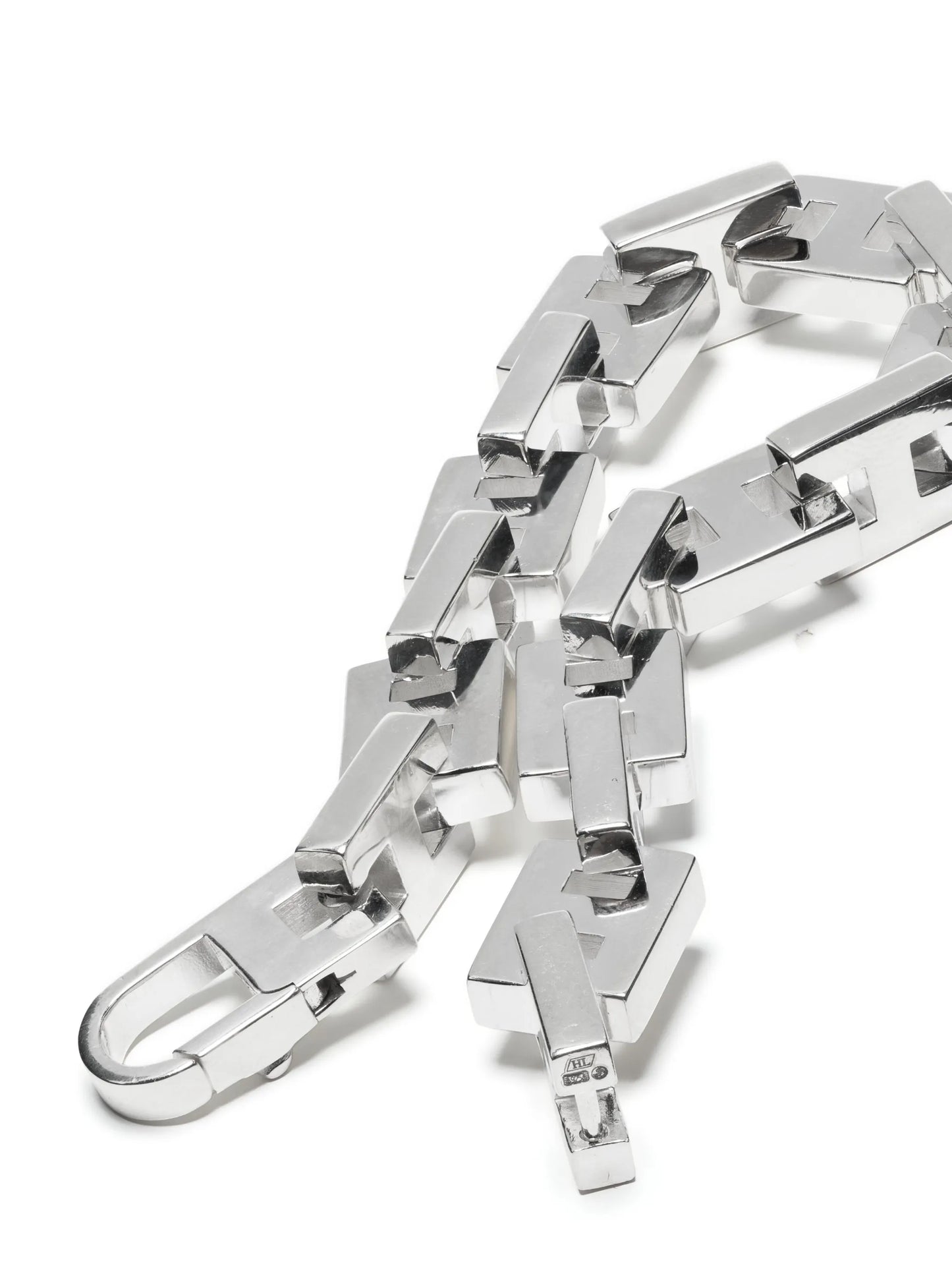 H logo chain-link bracelet