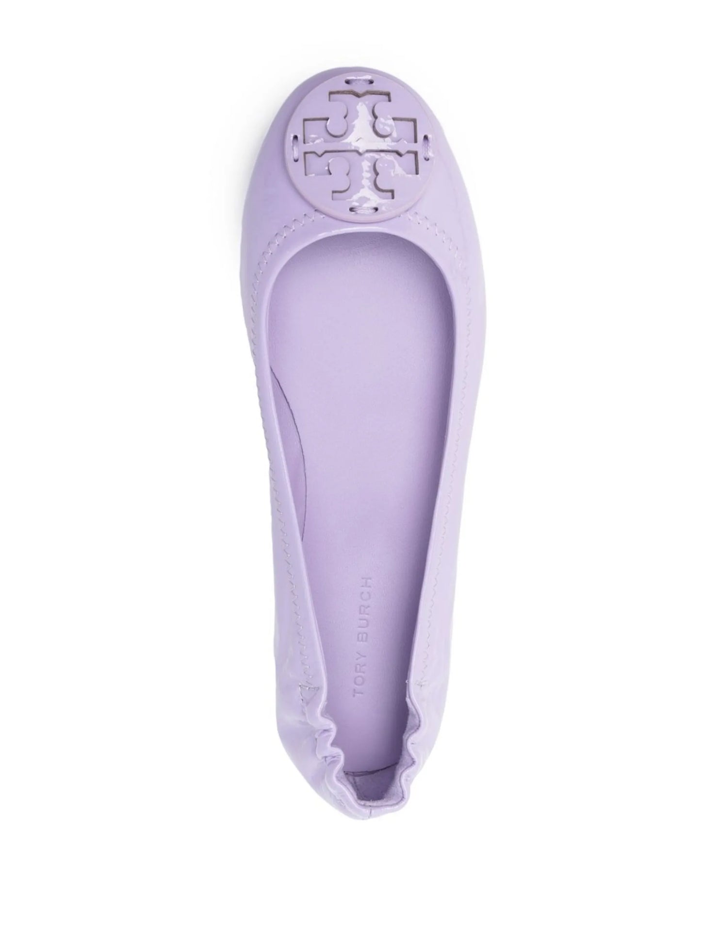 logo-plaque ballet flats
