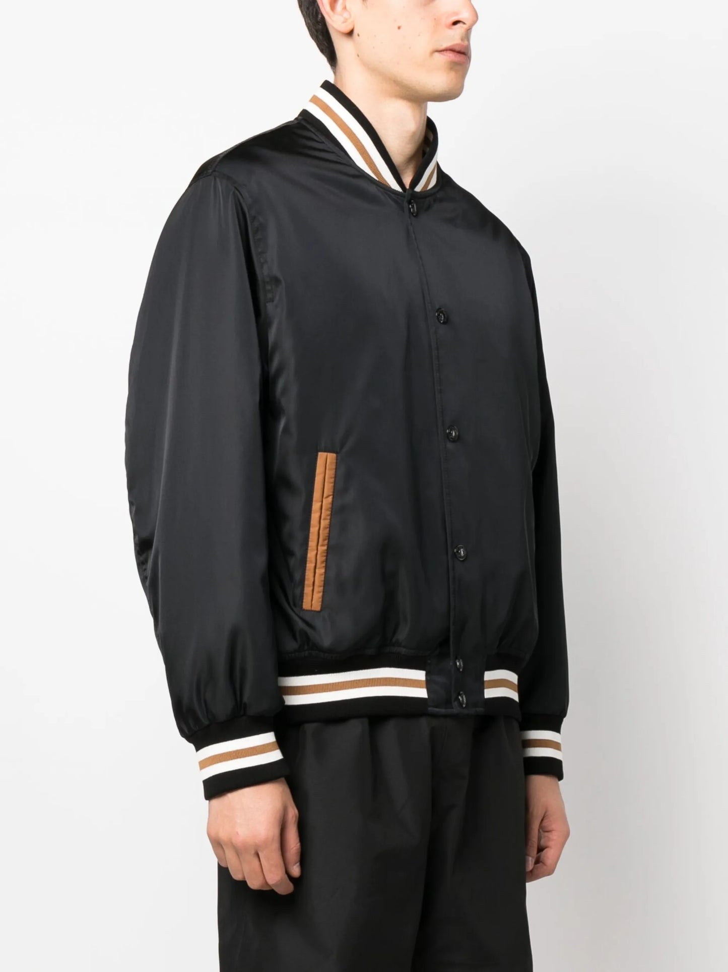 Medusa Flame bomber jacket