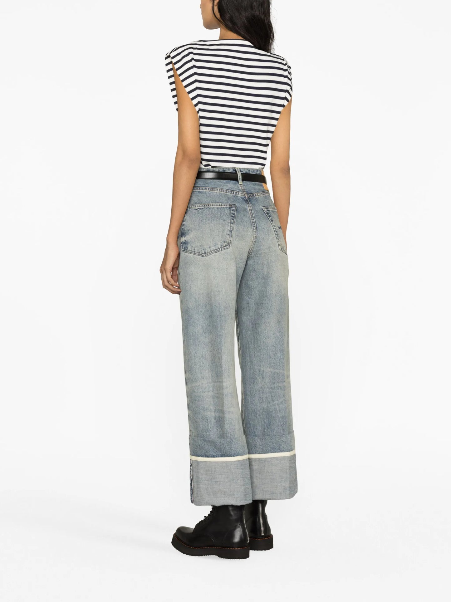Nina high-rise straight-leg jeans