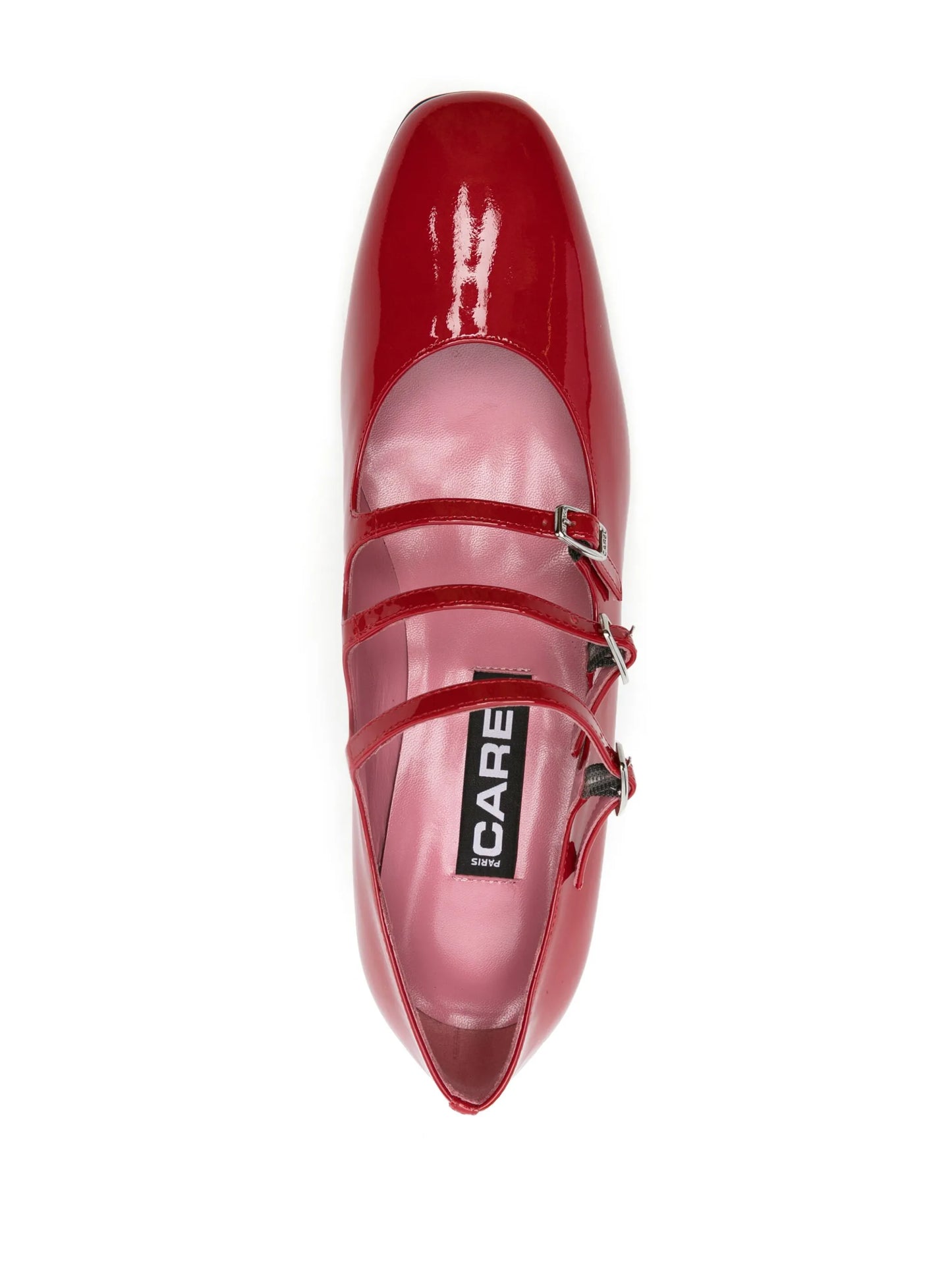 Kina patent-leather Mary Jane shoes