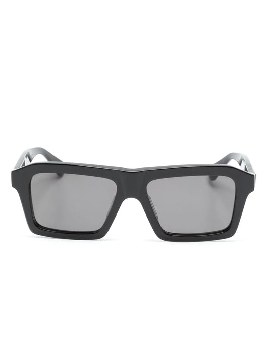 tinted rectangle-frame sunglasses