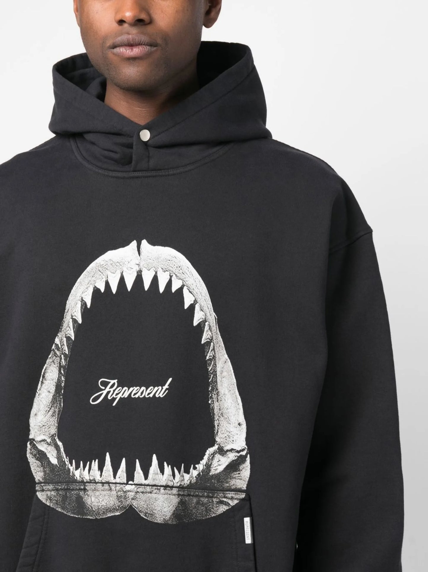 graphic logo print hoodie