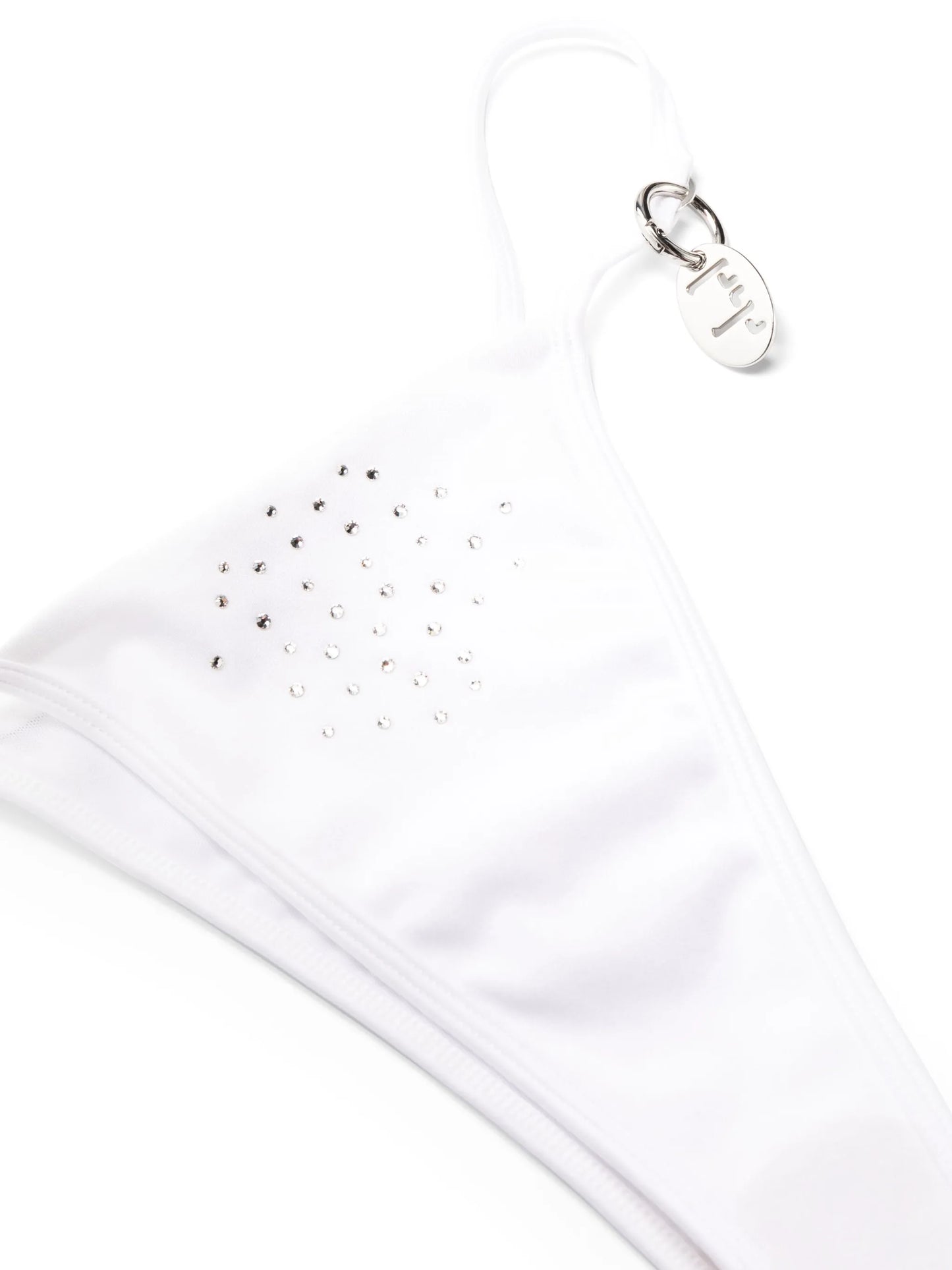 crystal-embellished high bikini bottoms