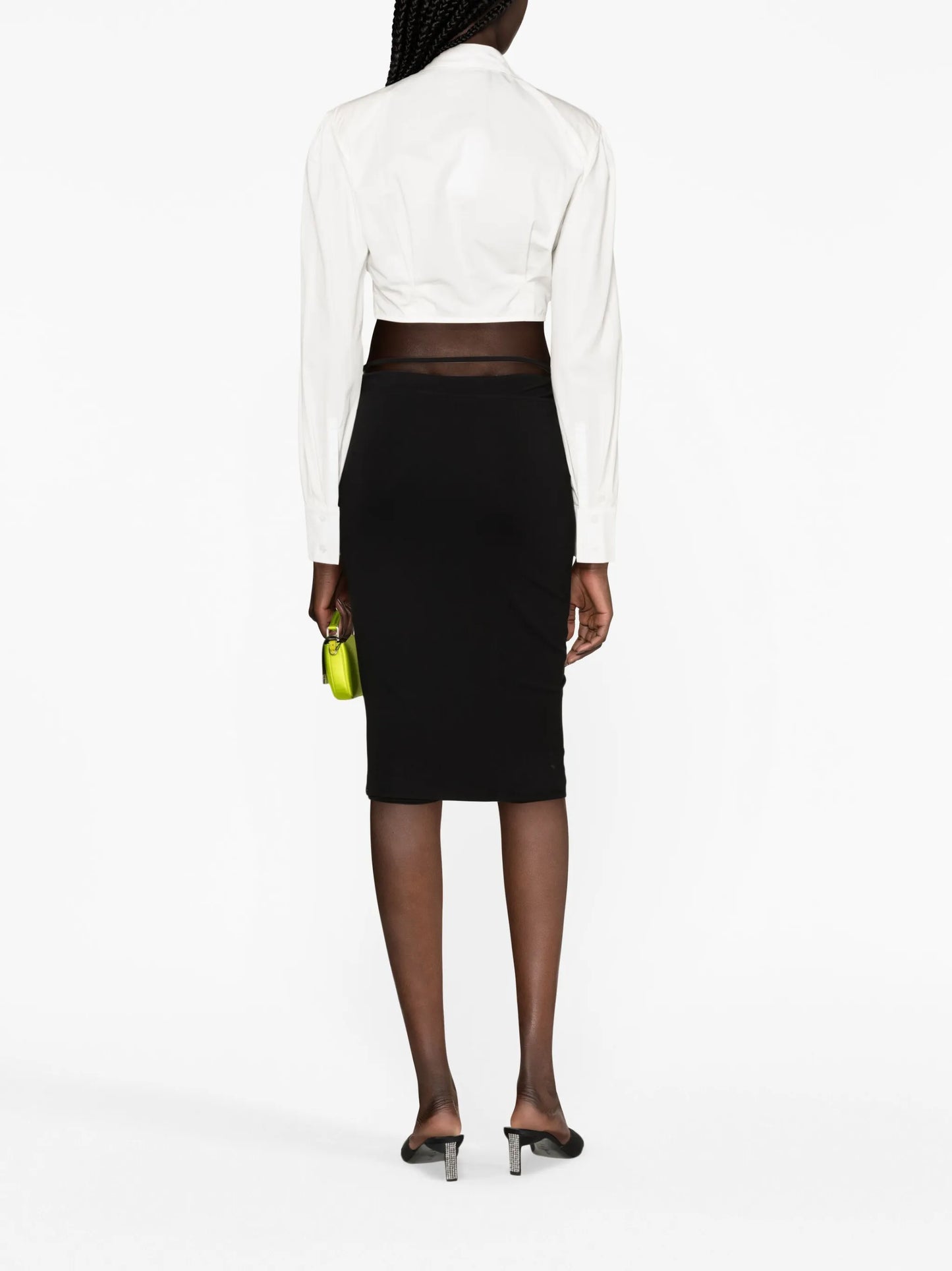 Dayton ruched pencil skirt