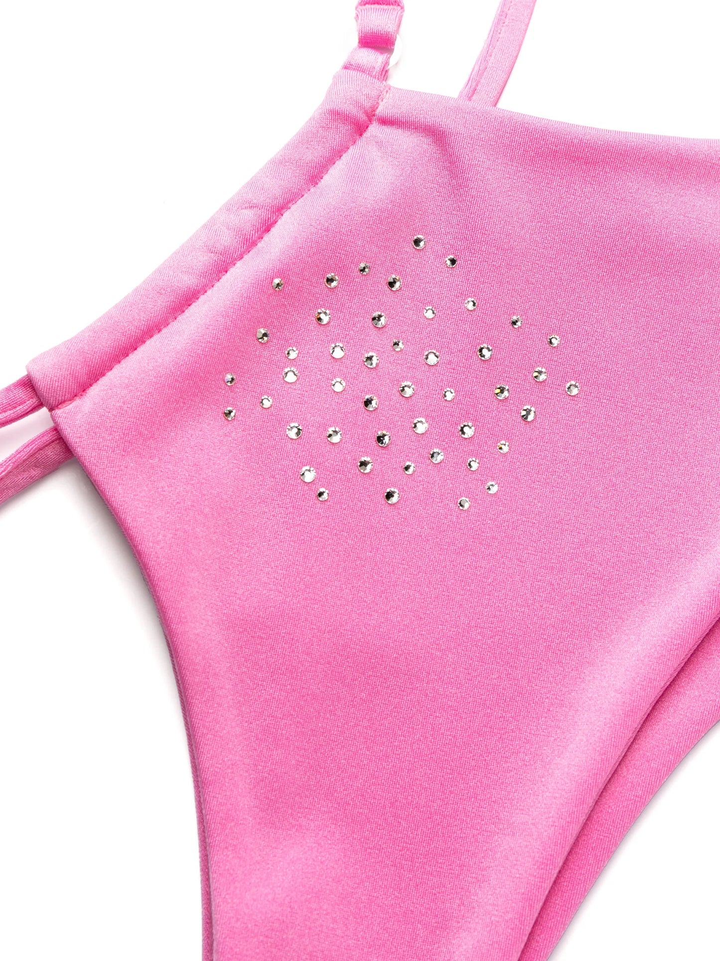 crystal-embellished cut-out bikini bottoms