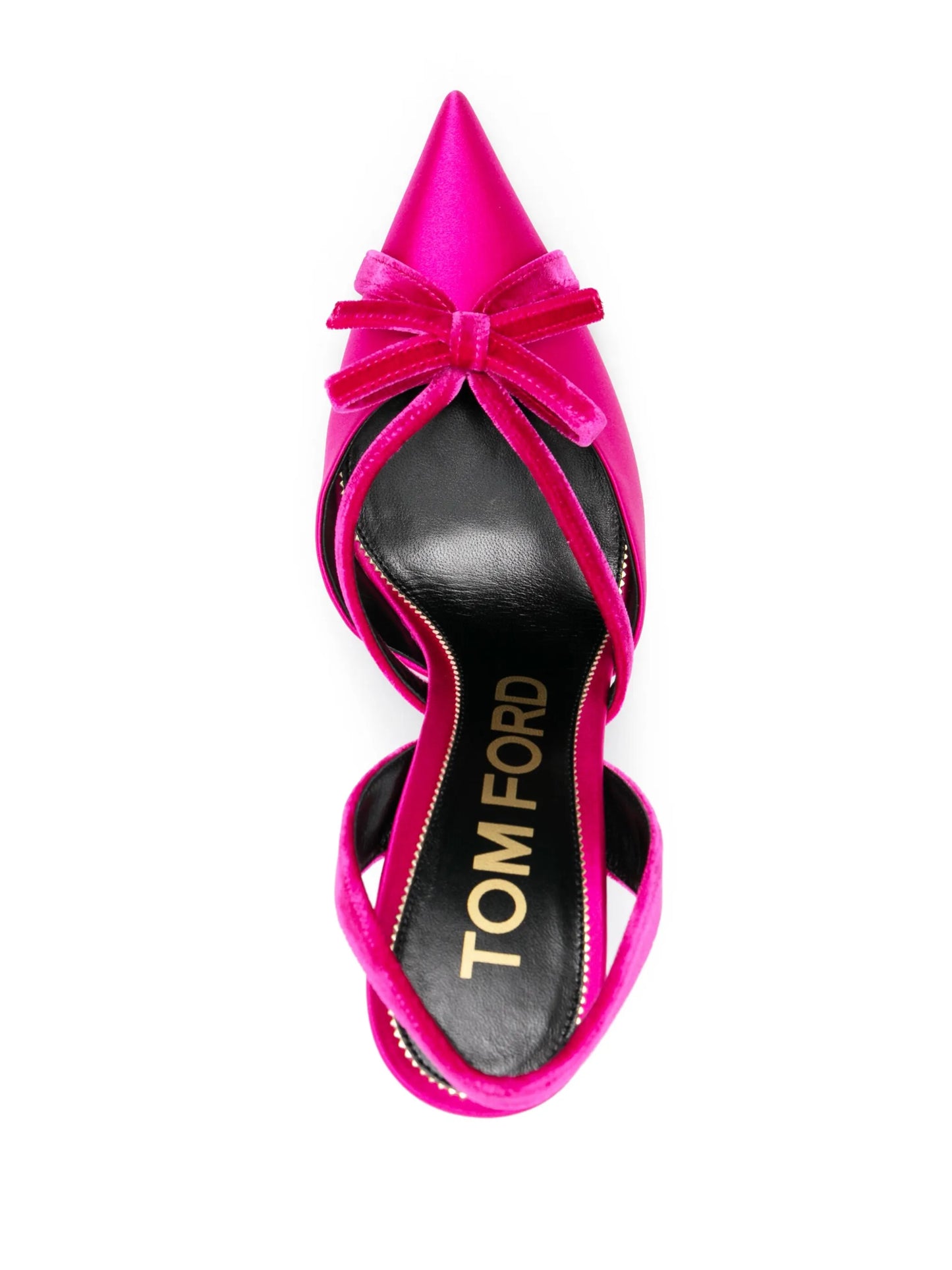 105mm slingback satin pumps
