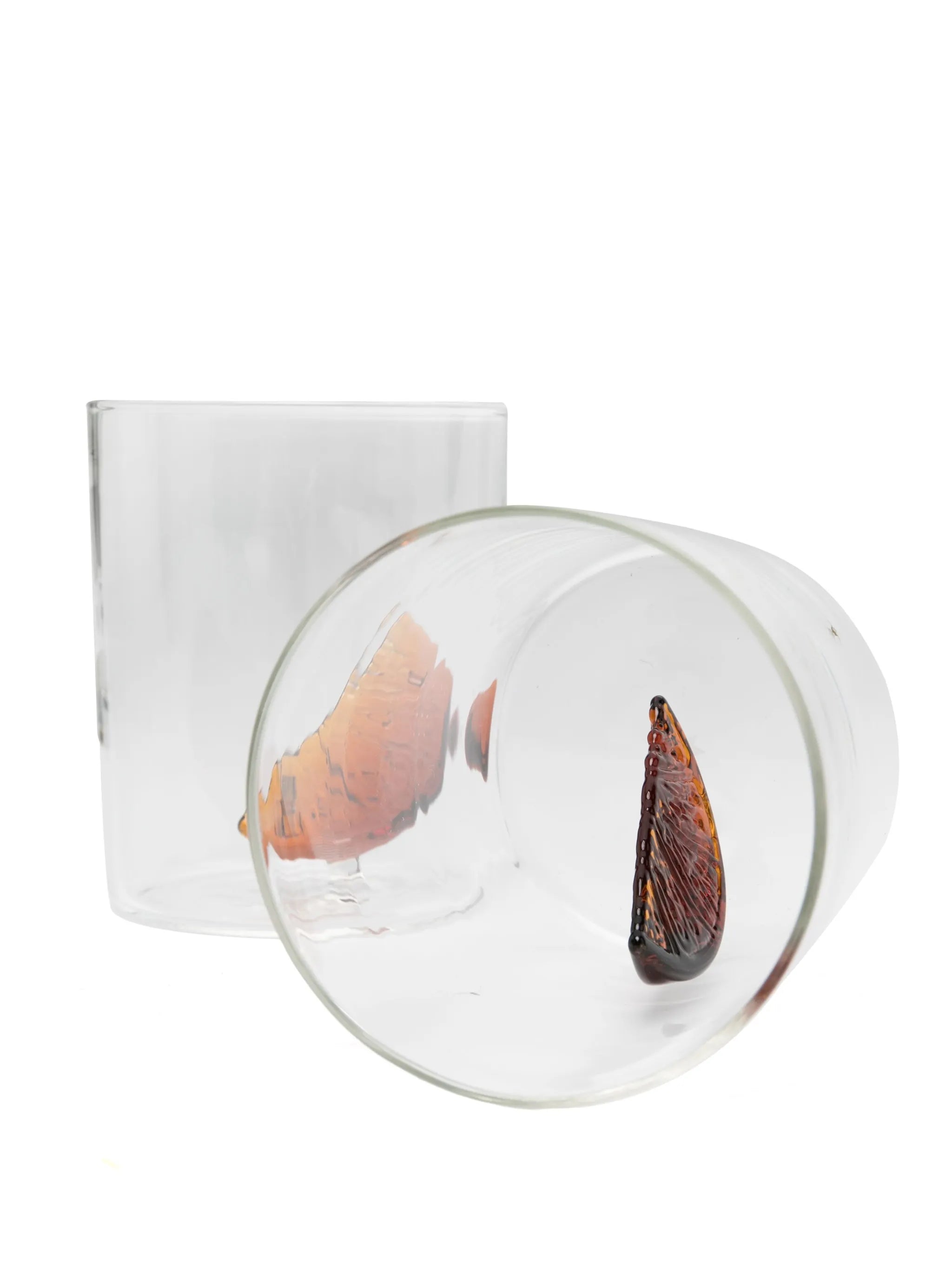 slice-detail glass (set of four)