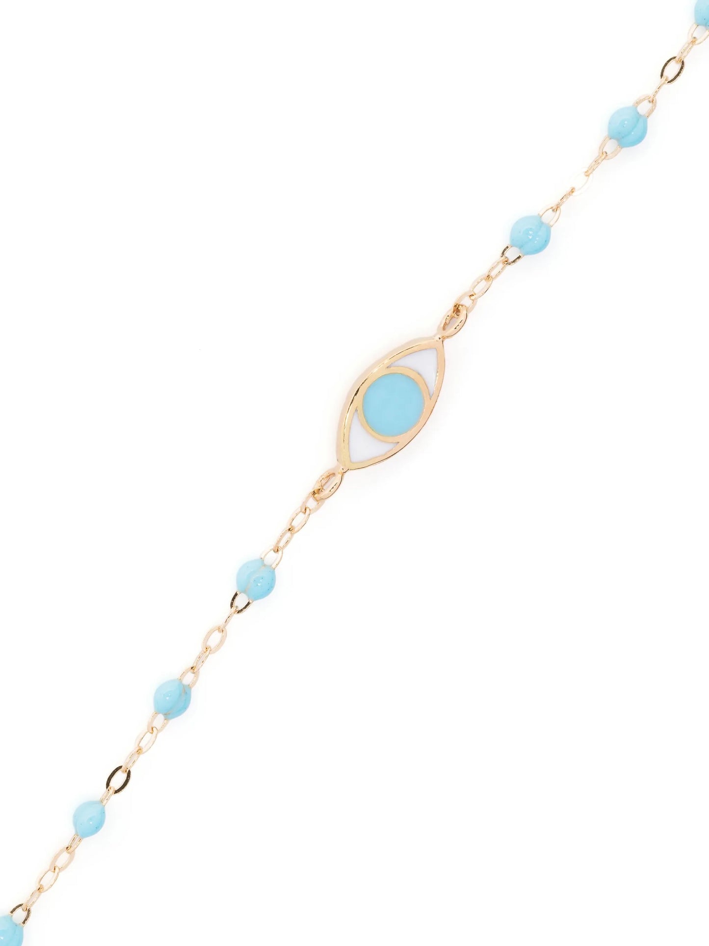 18kt yellow gold Gigi Eye beaded bracelet