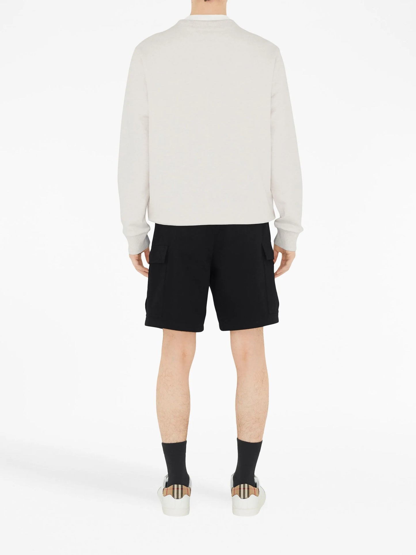 logo-print detail sweatshirt