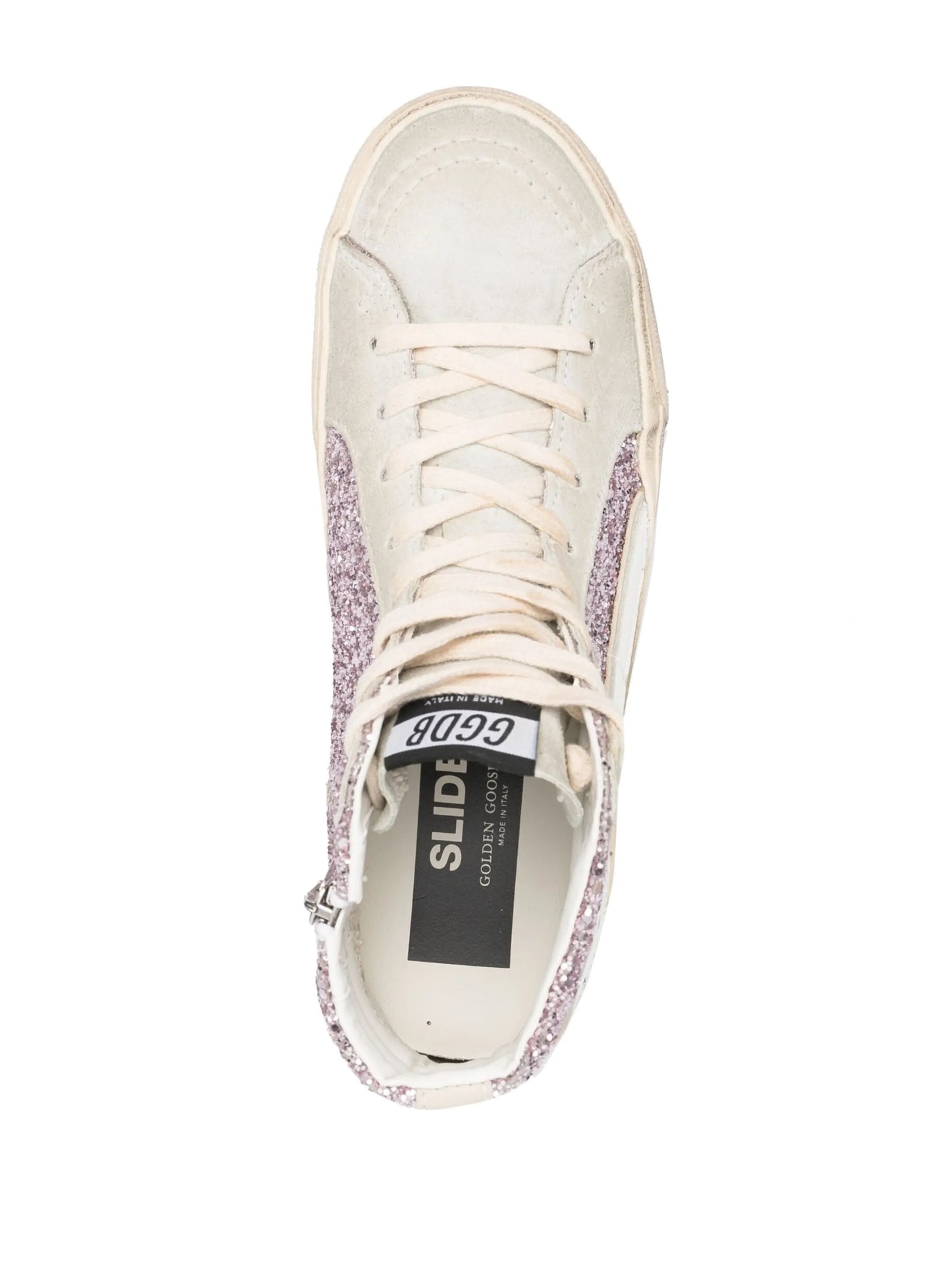 Slide glitter-detail sneakers