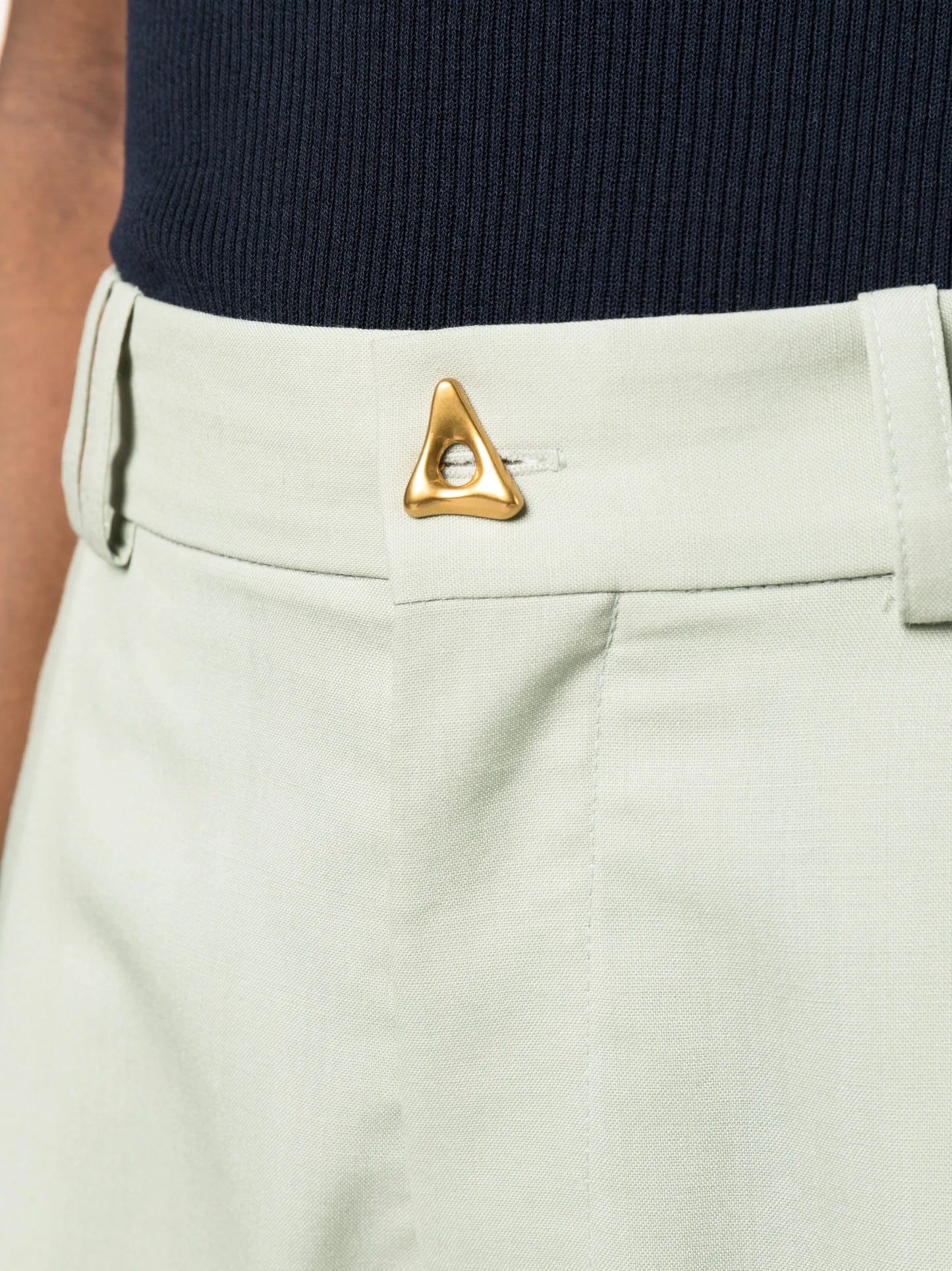 Swan knee-length wool shorts