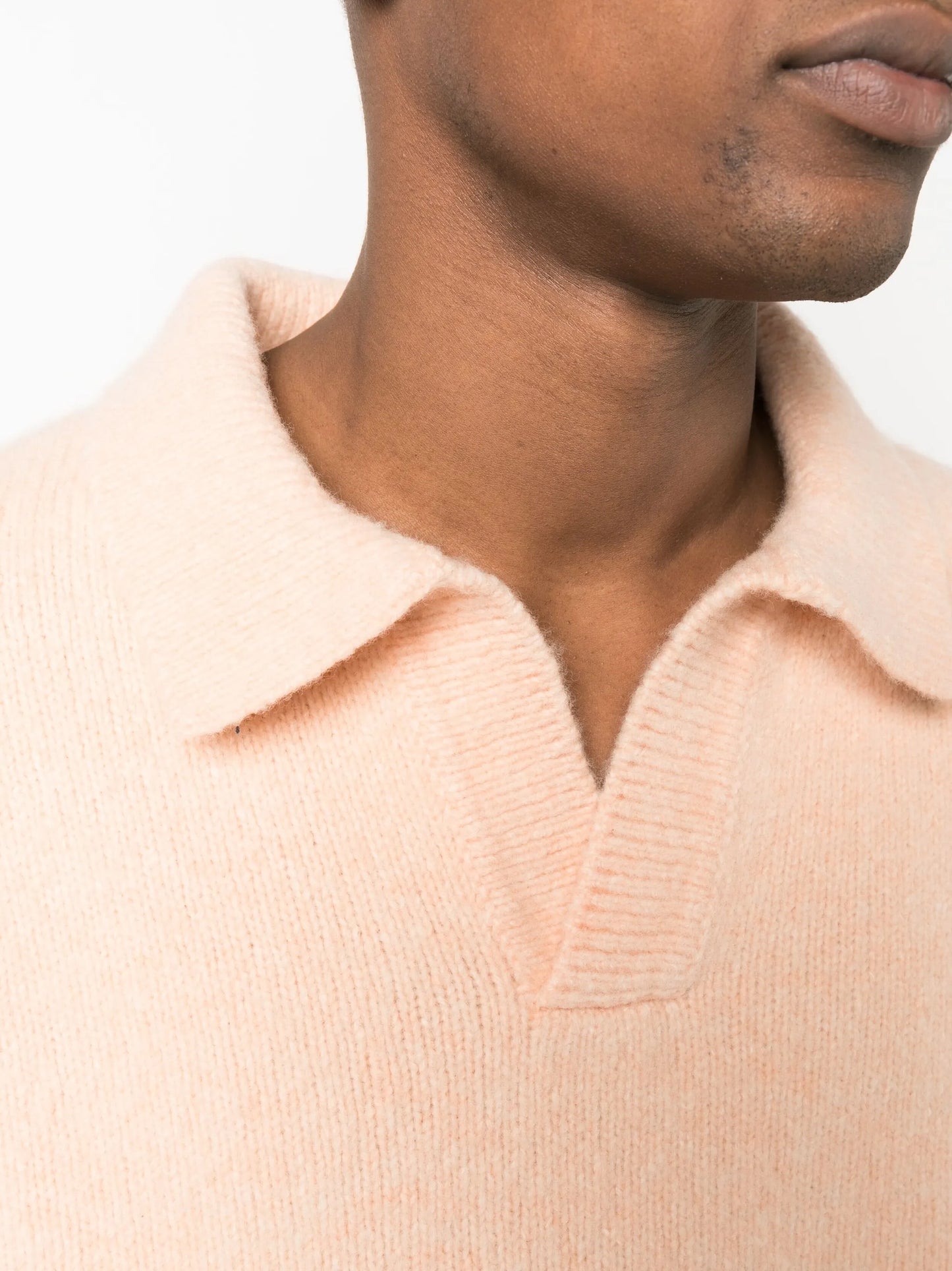 collared merino wool jumper