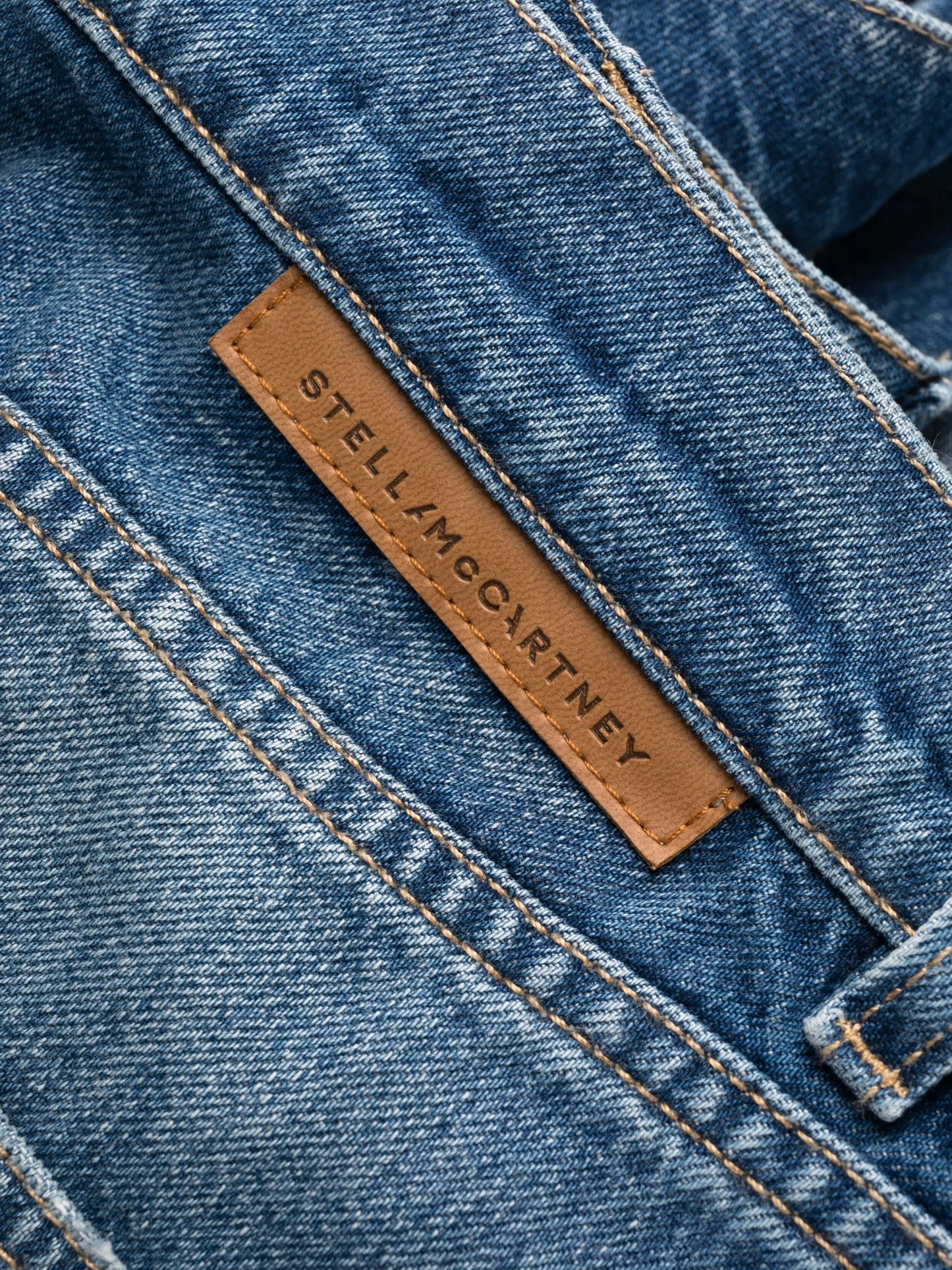 logo-patch straight-leg jeans