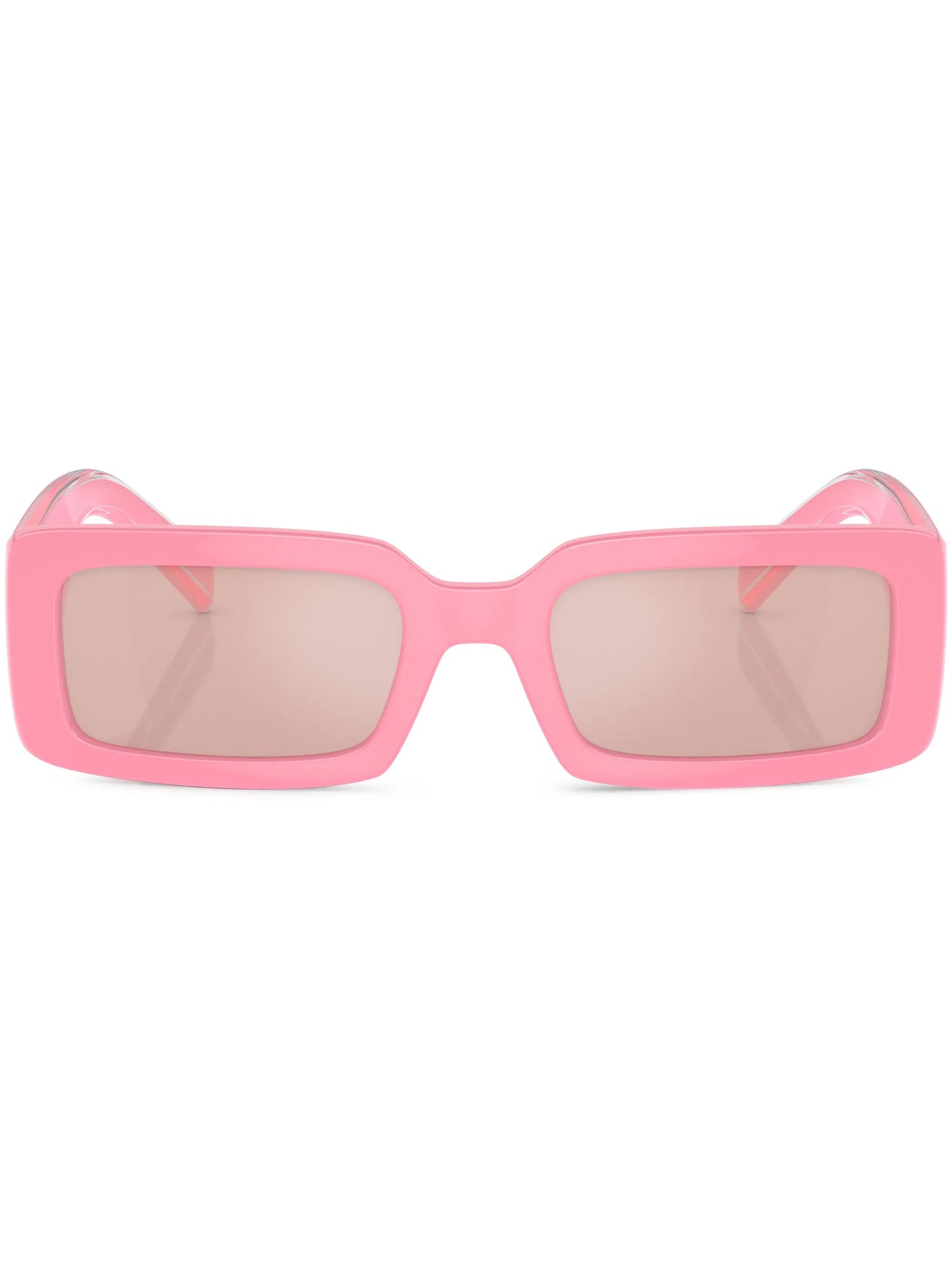 logo-print rectangle-frame sunglasses