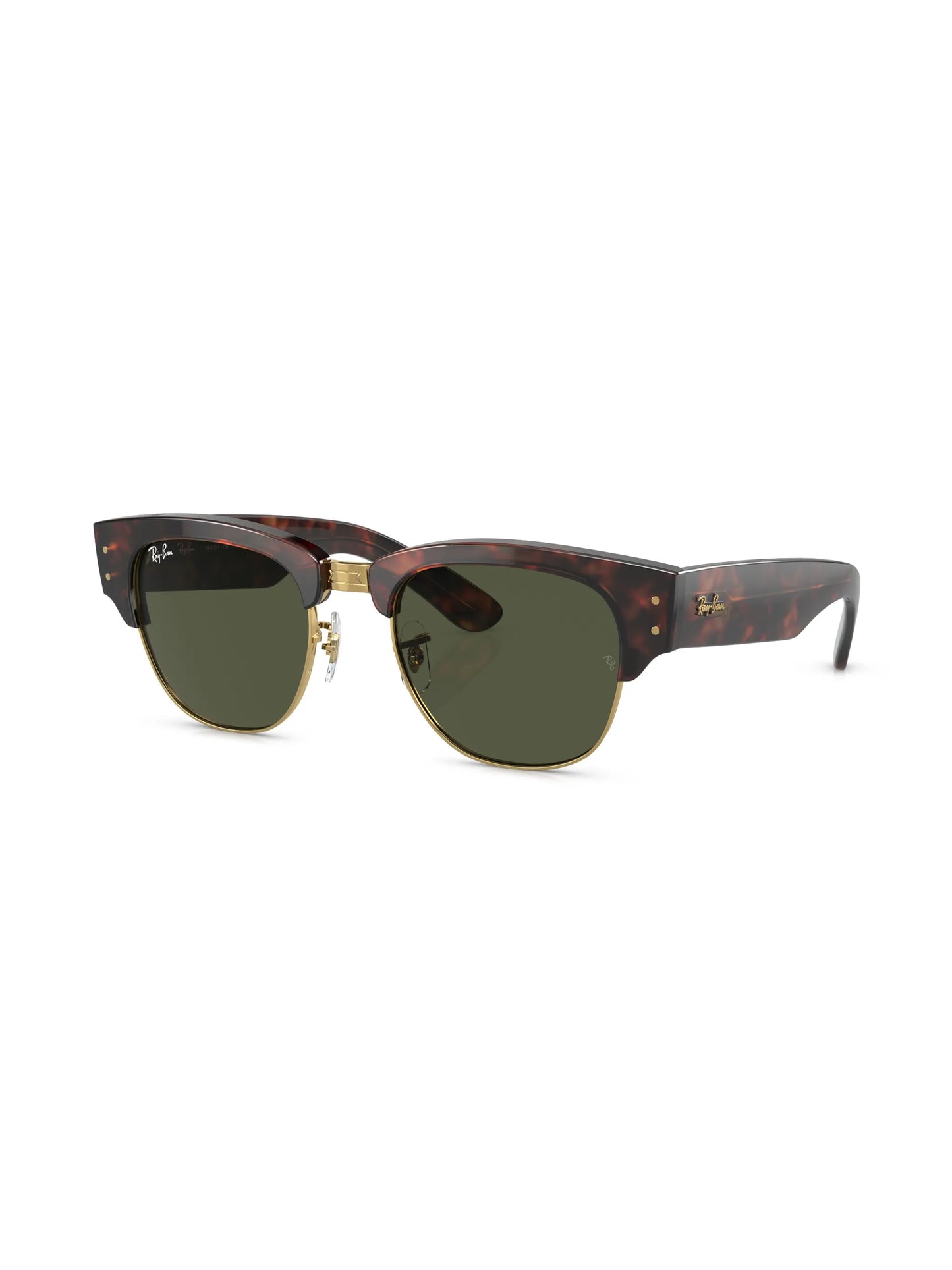 Mega Clubmaster tortoiseshell- effect sunglasses