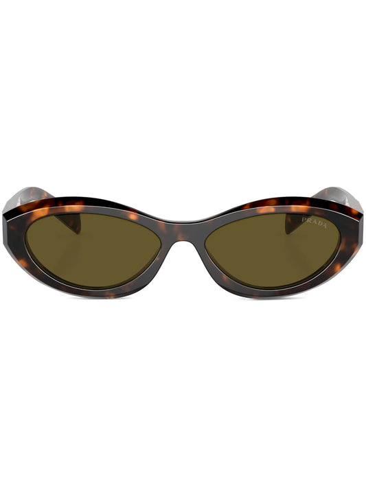 oval-frame sunglasses